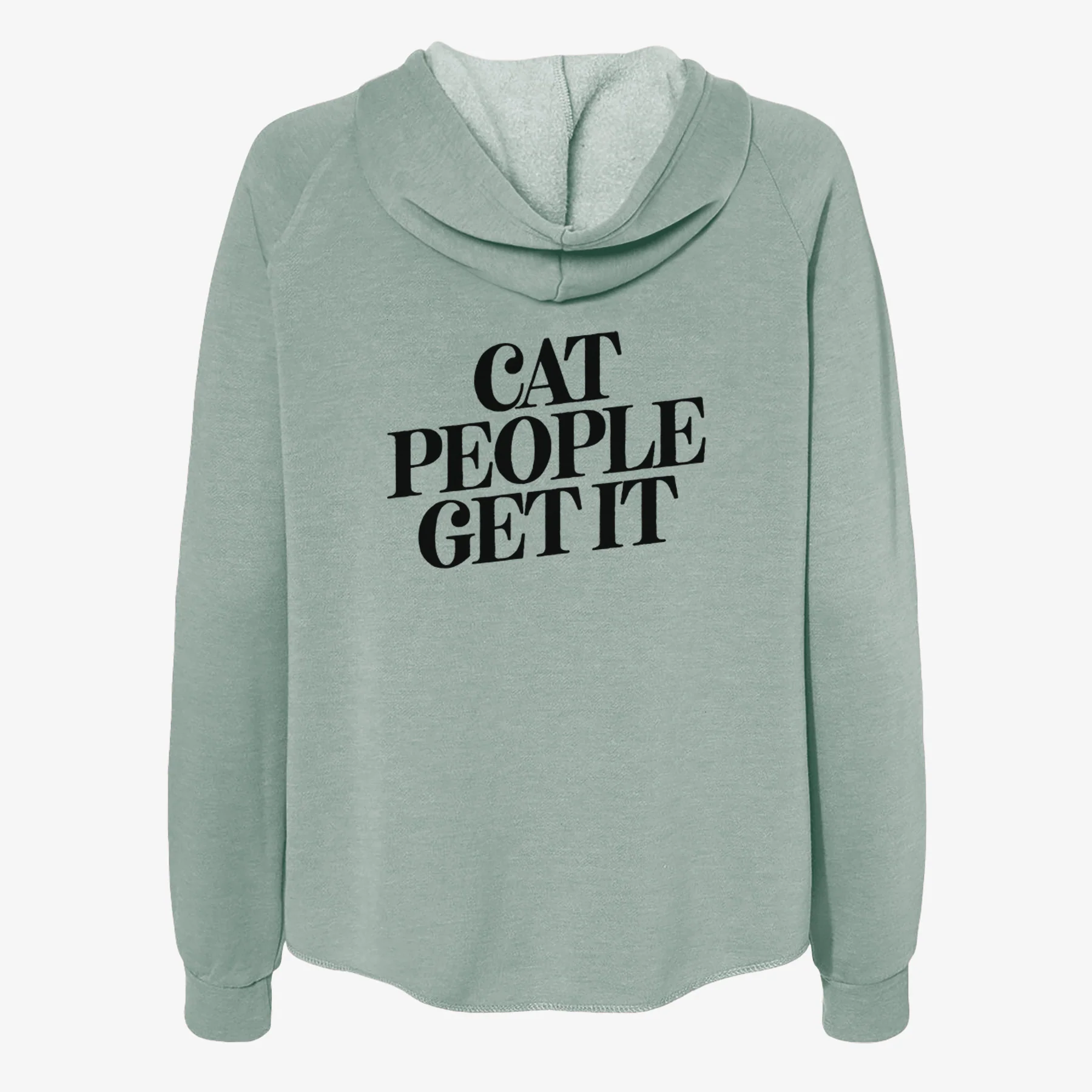 Cat People Get it - Women's Cali Wave Zip-Up Sweatshirt - Image 4