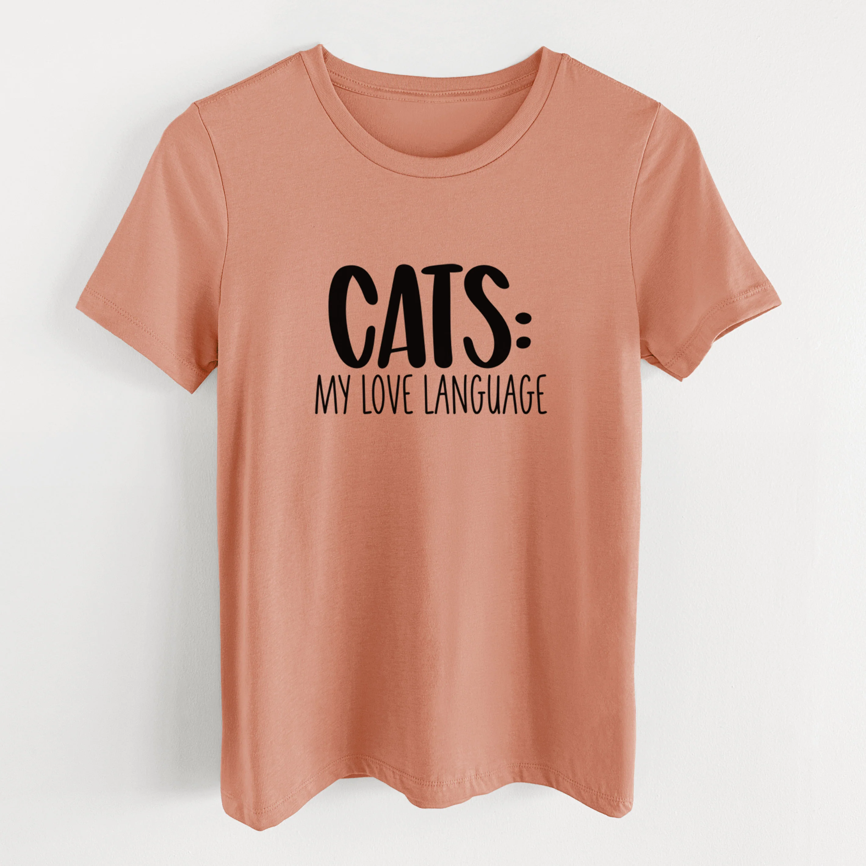 Cats: My Love Language - Women's Lightweight Relaxed Fit 100% Cotton Crewneck - Image 13