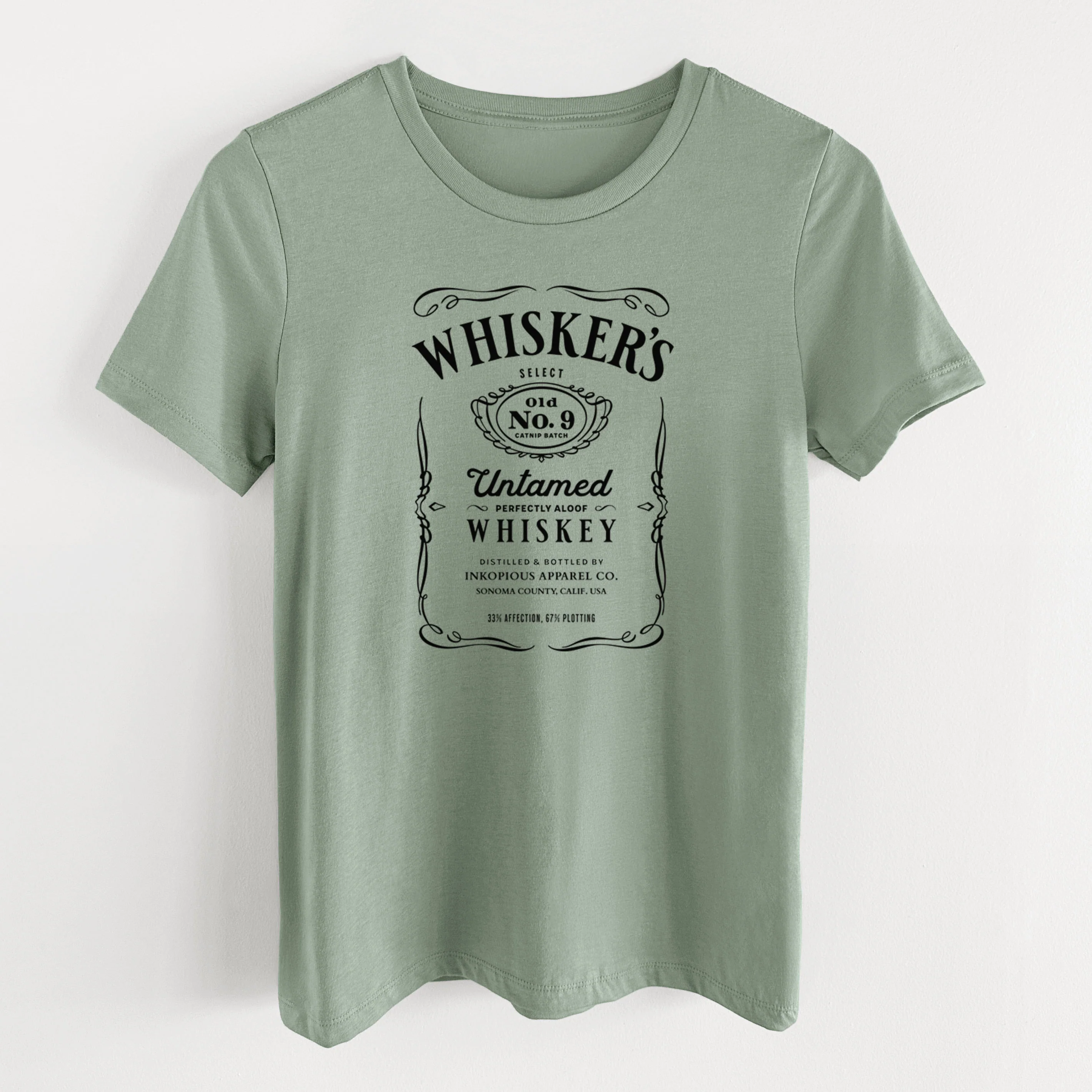 Whisker’s No. 9 – Untamed Whiskey - Women's Lightweight Relaxed Fit 100% Cotton Crewneck - Image 11