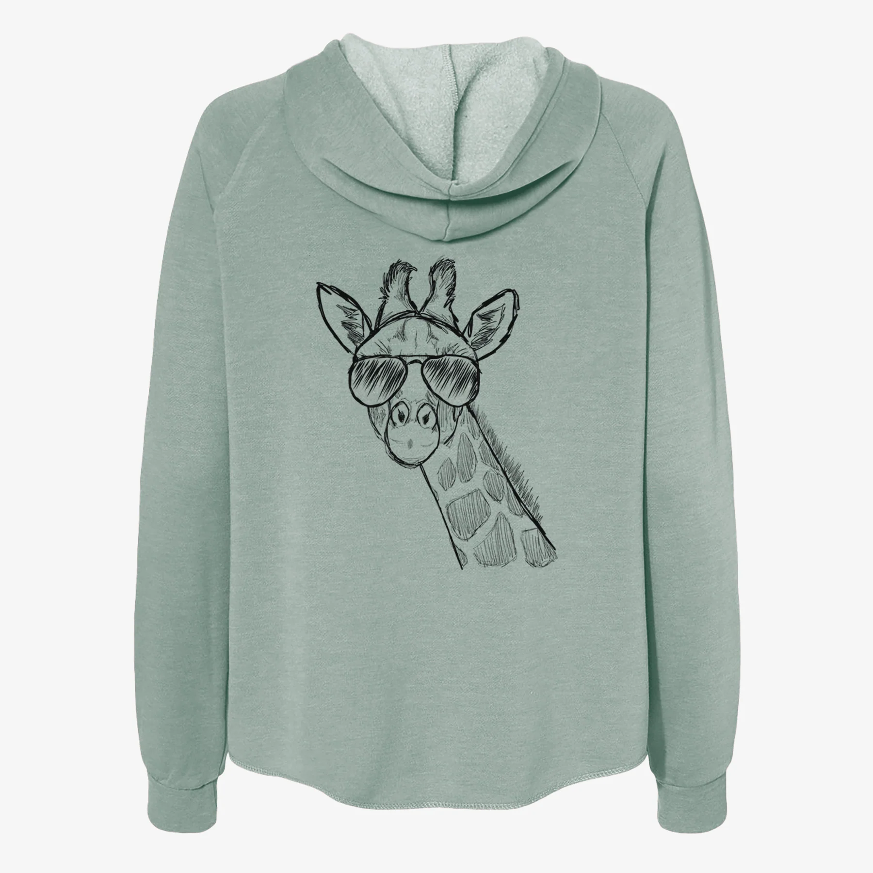 Cedrick the Giraffe - Women's Cali Wave Zip-Up Sweatshirt - Image 7