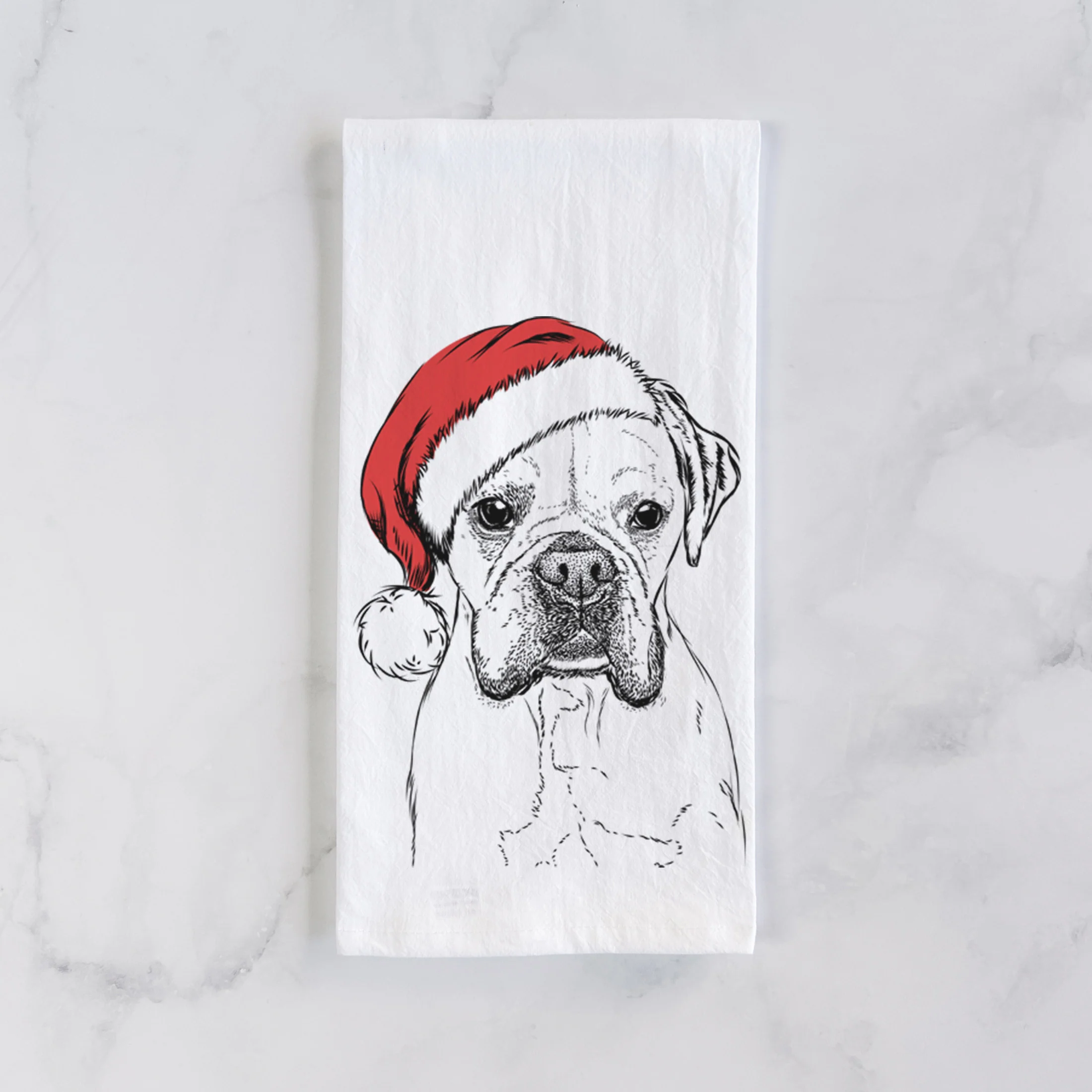 Champion Bentley the Boxer Tea Towel - Image 2