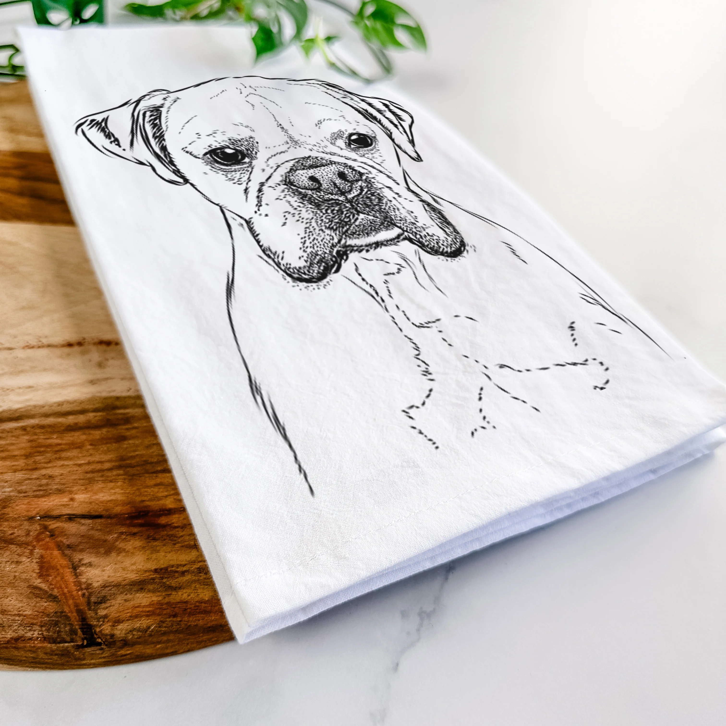 Champion Bentley the Boxer Tea Towel - Image 5