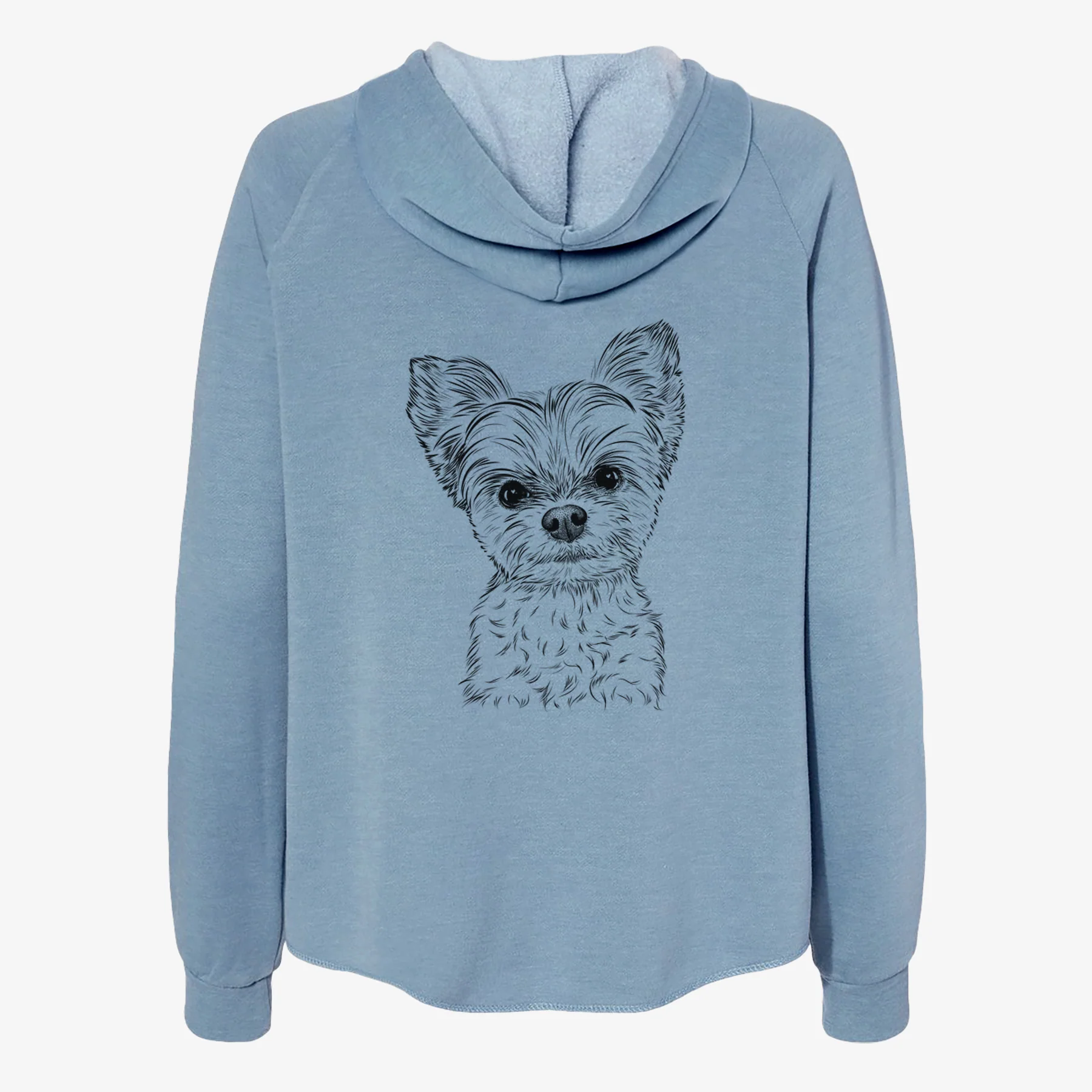 Chance the Yapper the Yorkshire Terrier - Women's Cali Wave Zip-Up Sweatshirt - Image 6