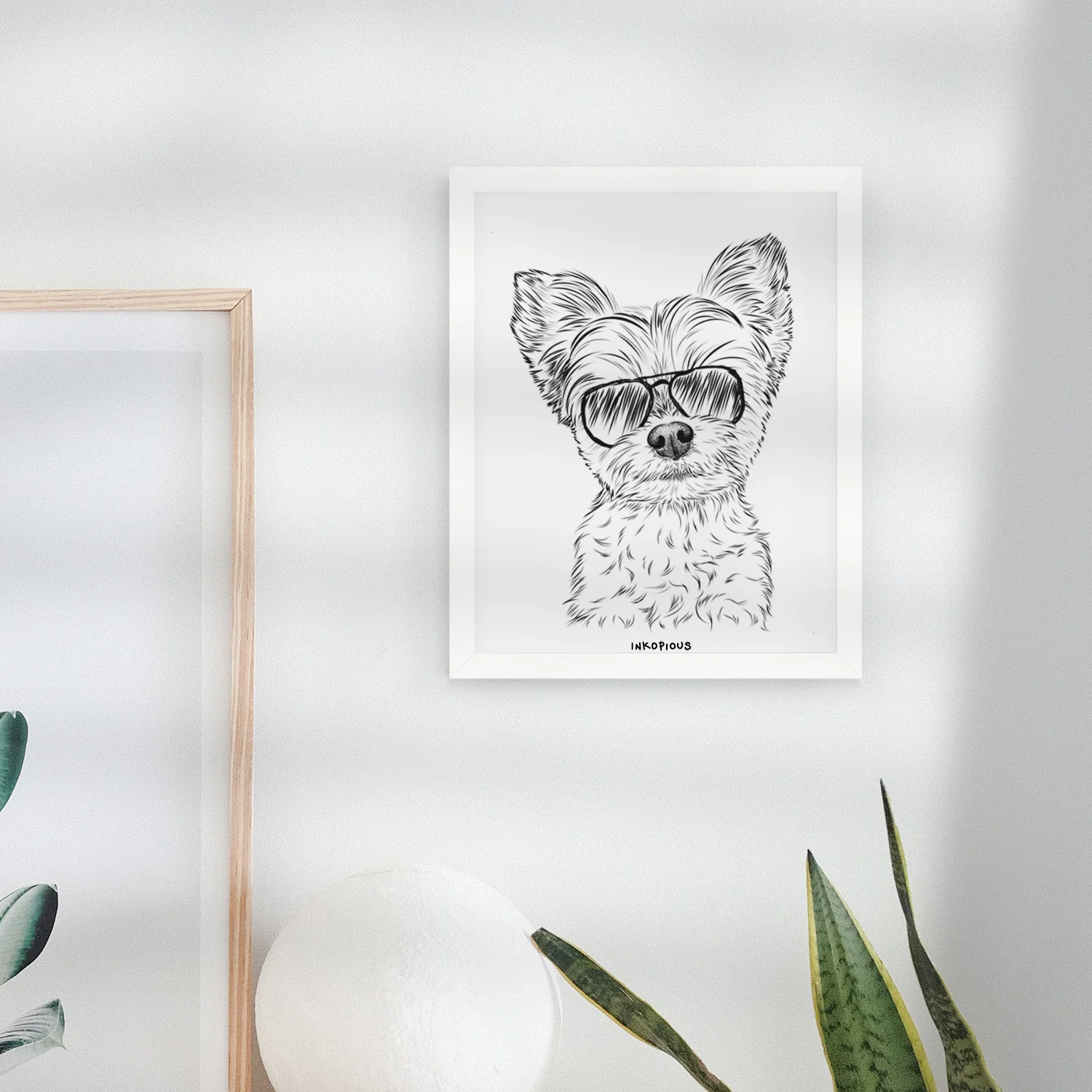 Chance the Yapper the Yorkshire Terrier Art Print - Image 5