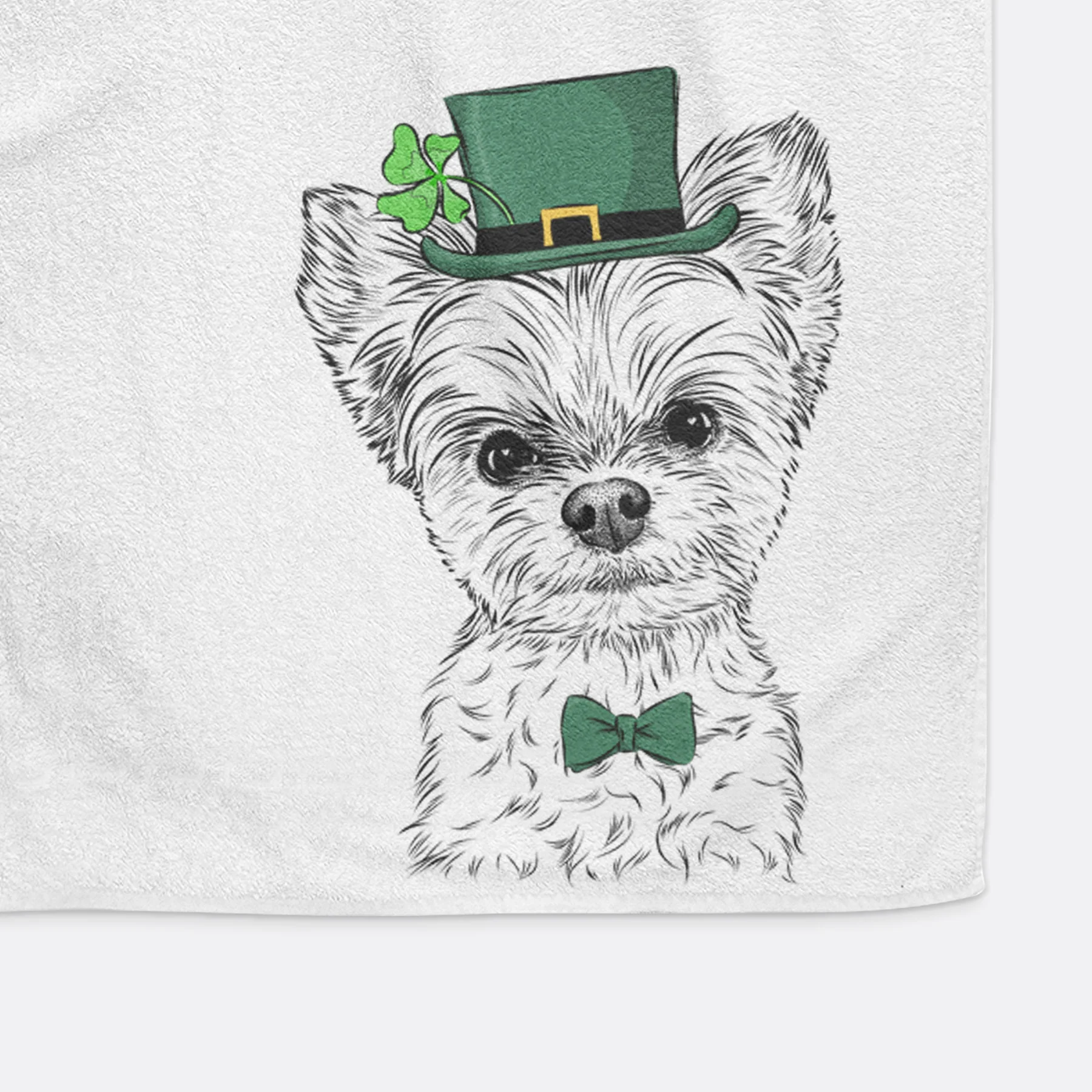 Chance the Yapper the Yorkshire Terrier Decorative Hand Towel - Image 14