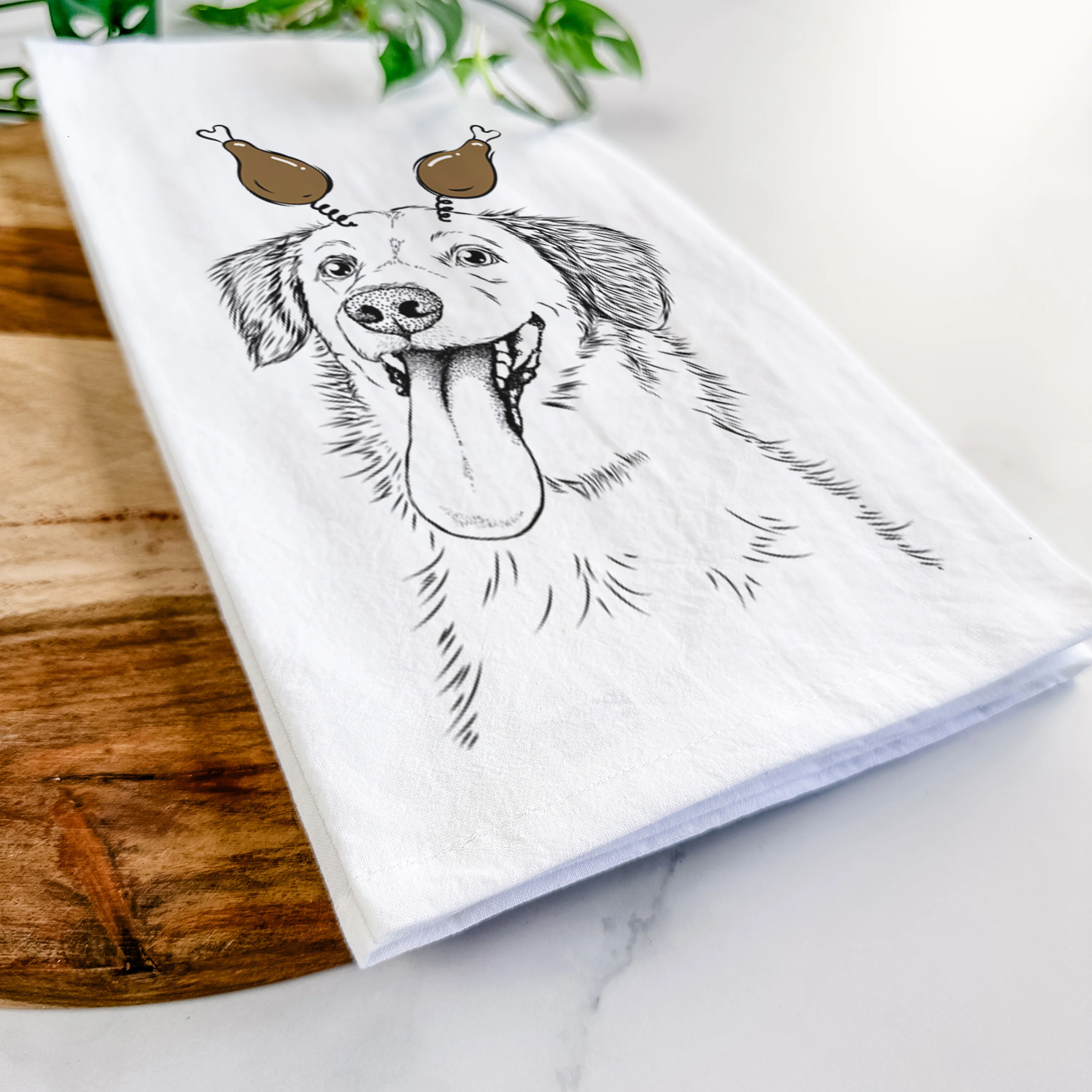 Charles Xavier the Mixed Breed Tea Towel - Image 11