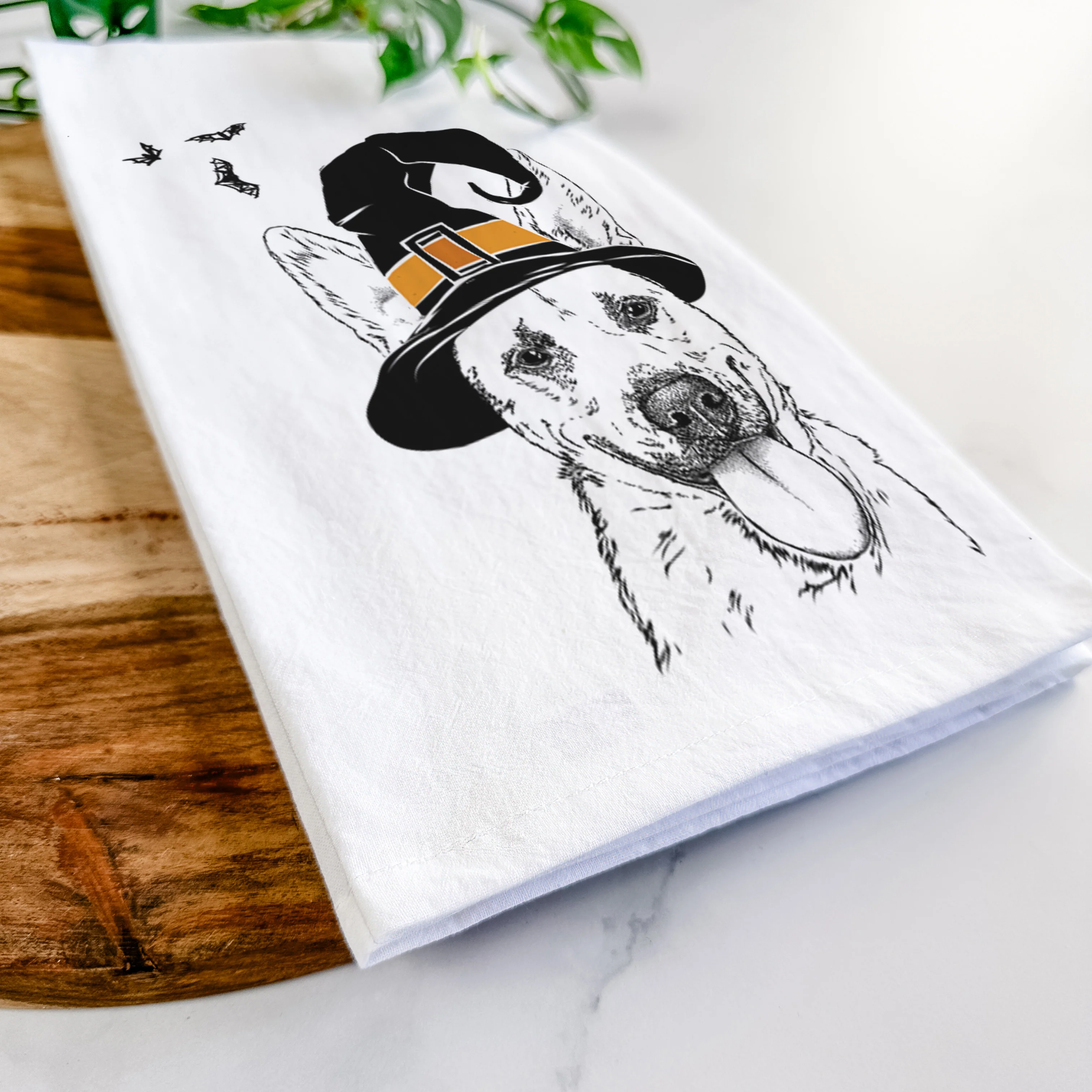 Charlie the Mixed Breed Tea Towel - Image 8