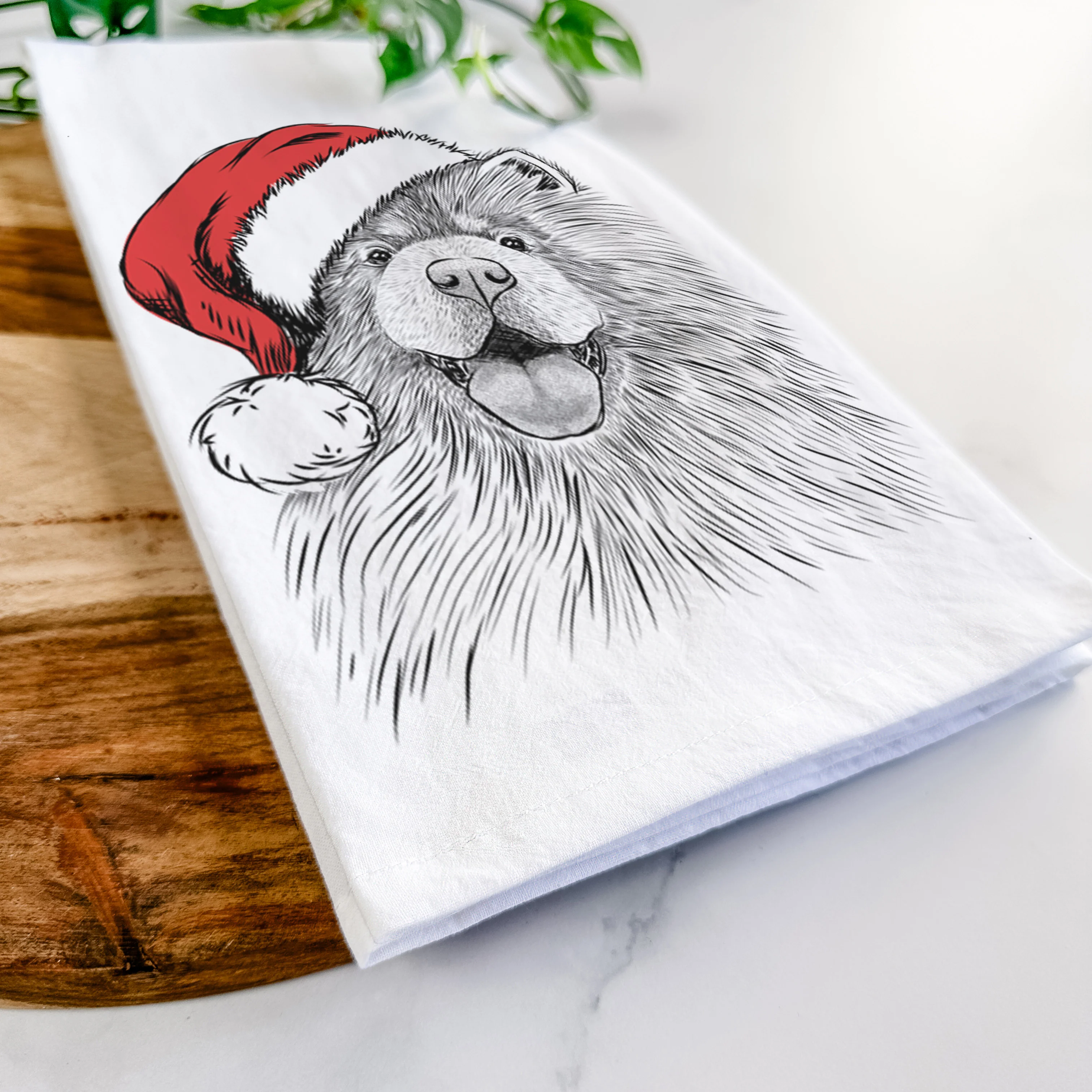 Charming Charlie the Chow Chow Tea Towel - Image 9