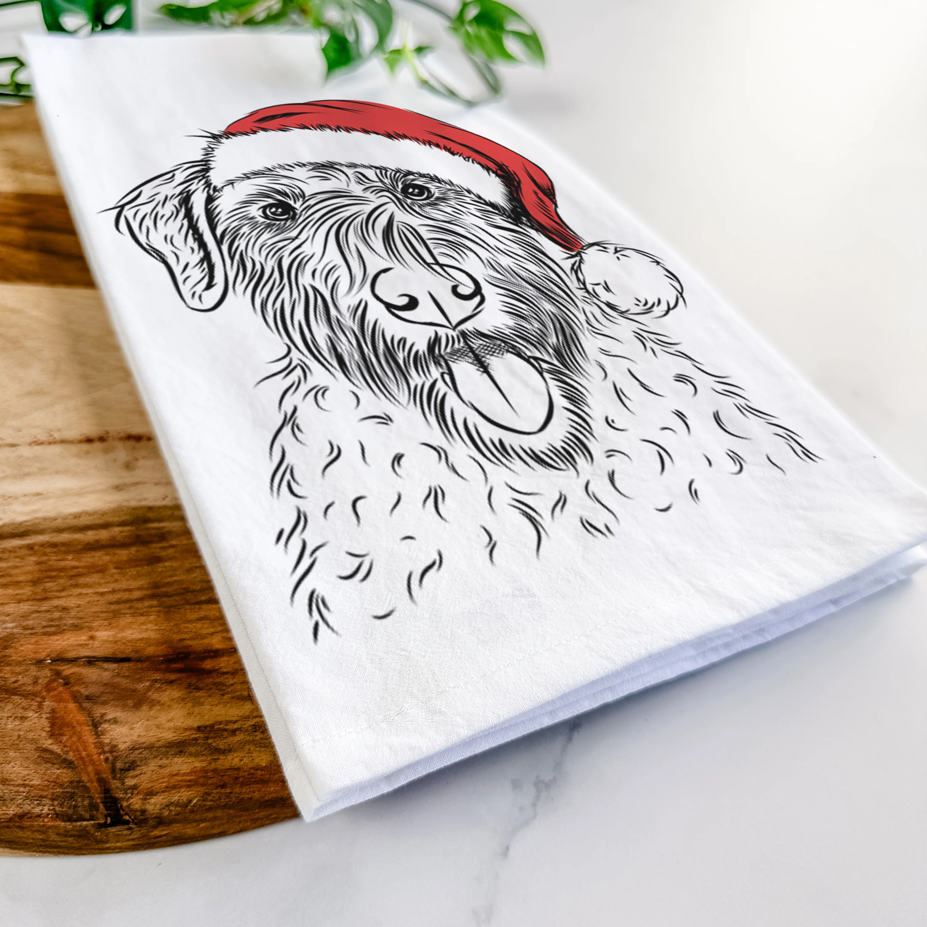Chester the Soft Coated Wheaten Terrier Tea Towel - Image 9