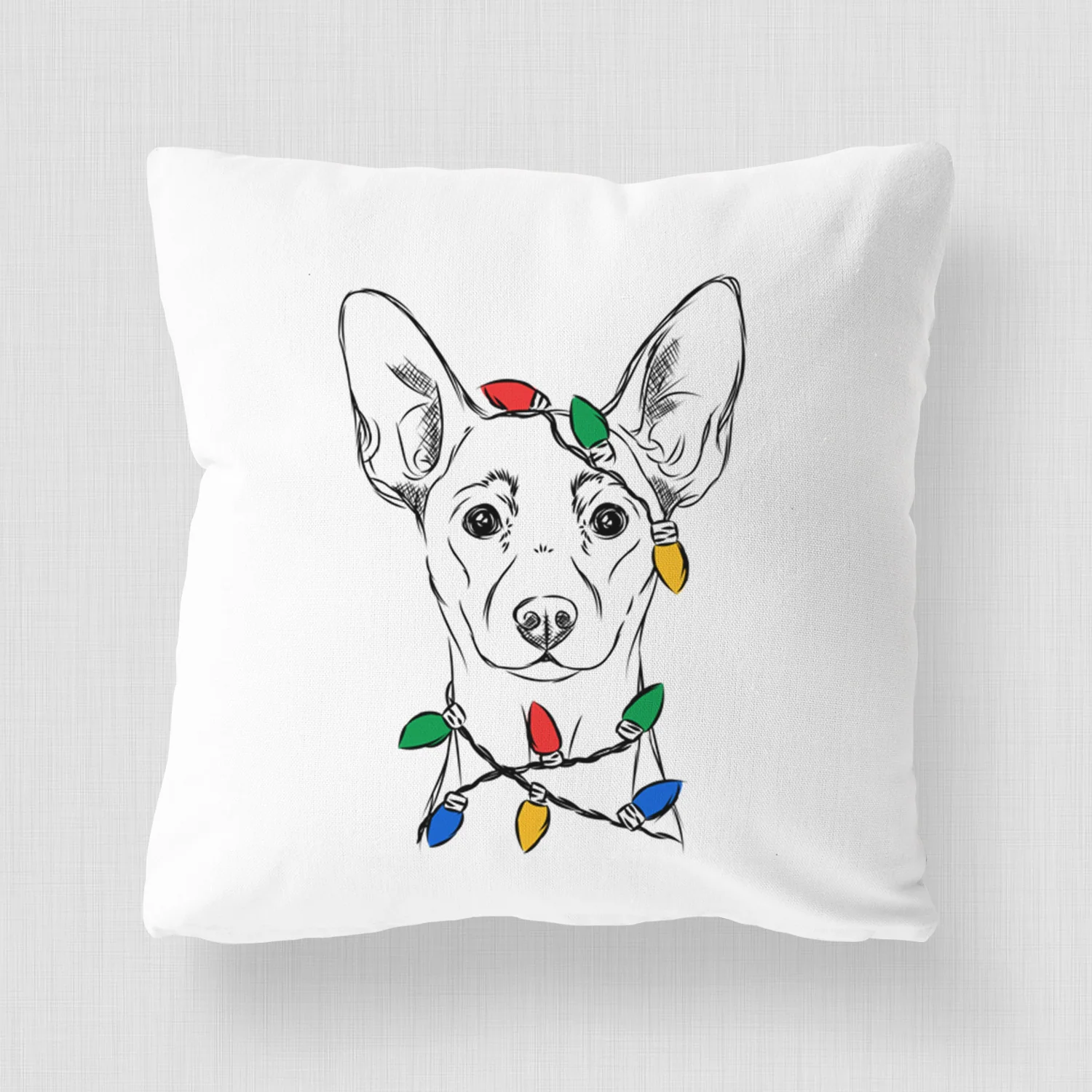 Chillie the Mini Pinscher - Throw Pillow Cover - Image 4