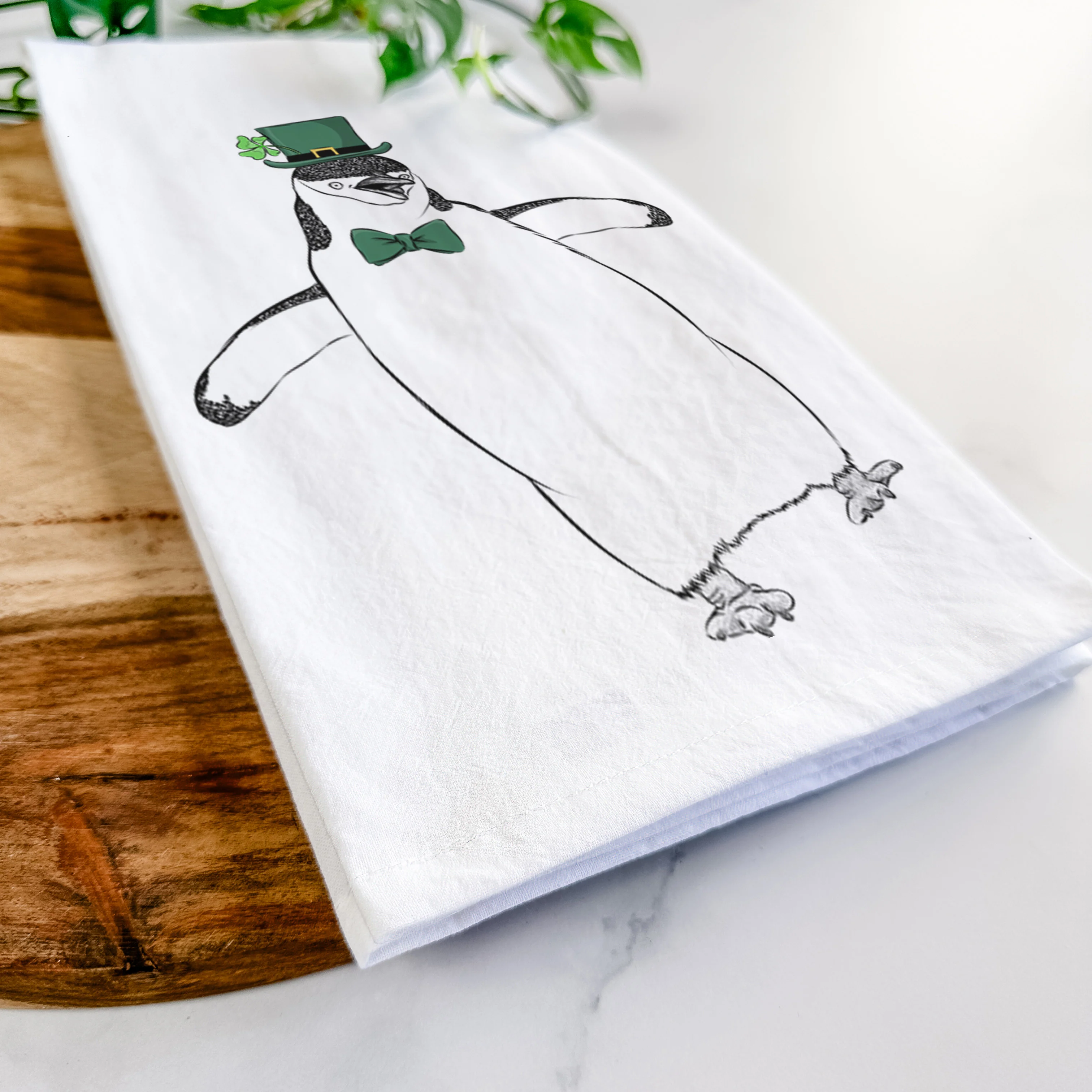 Chive the Chinstrap Penguin Tea Towel - Image 13