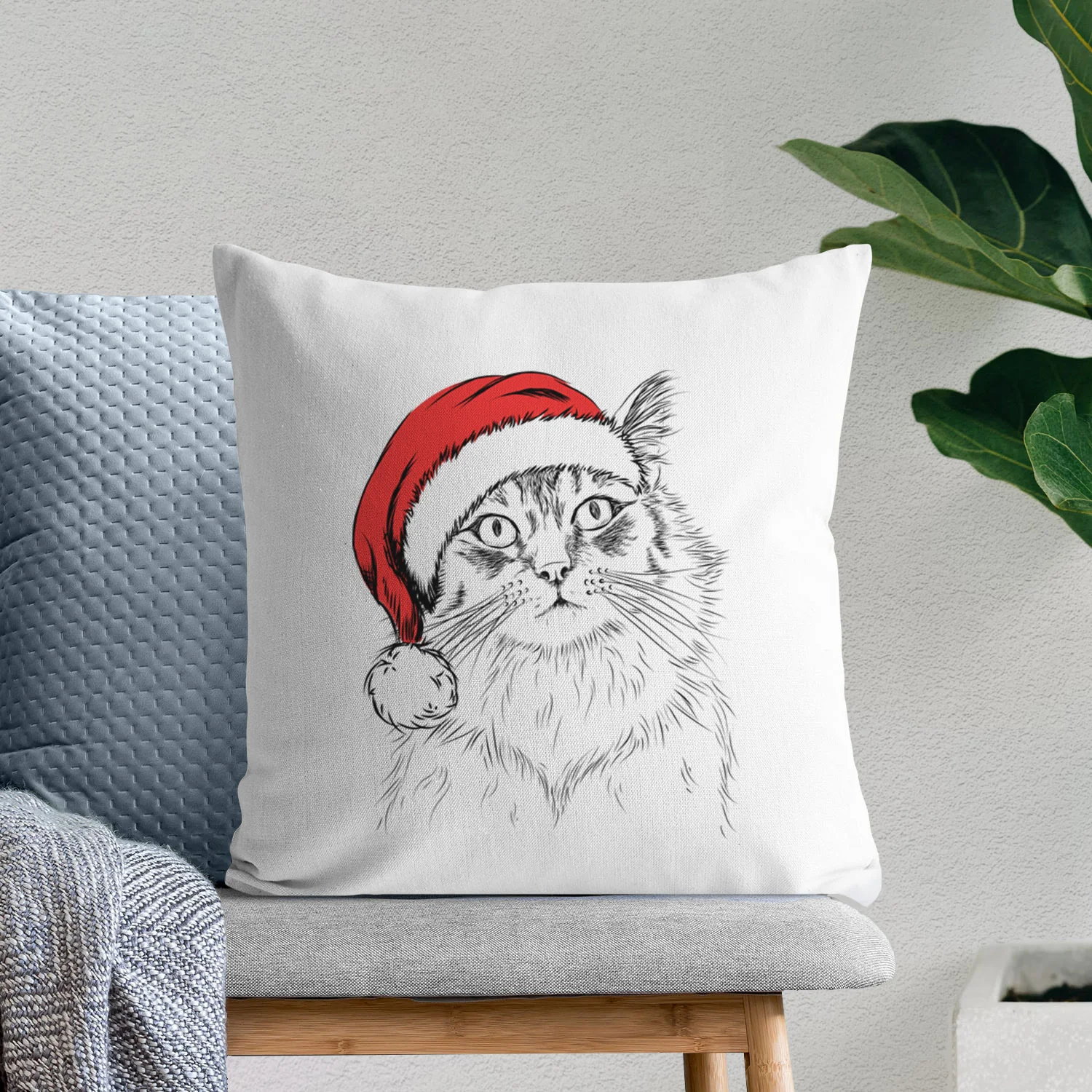 Chloe the Tabby Cat - Throw Pillow Cover - Image 10