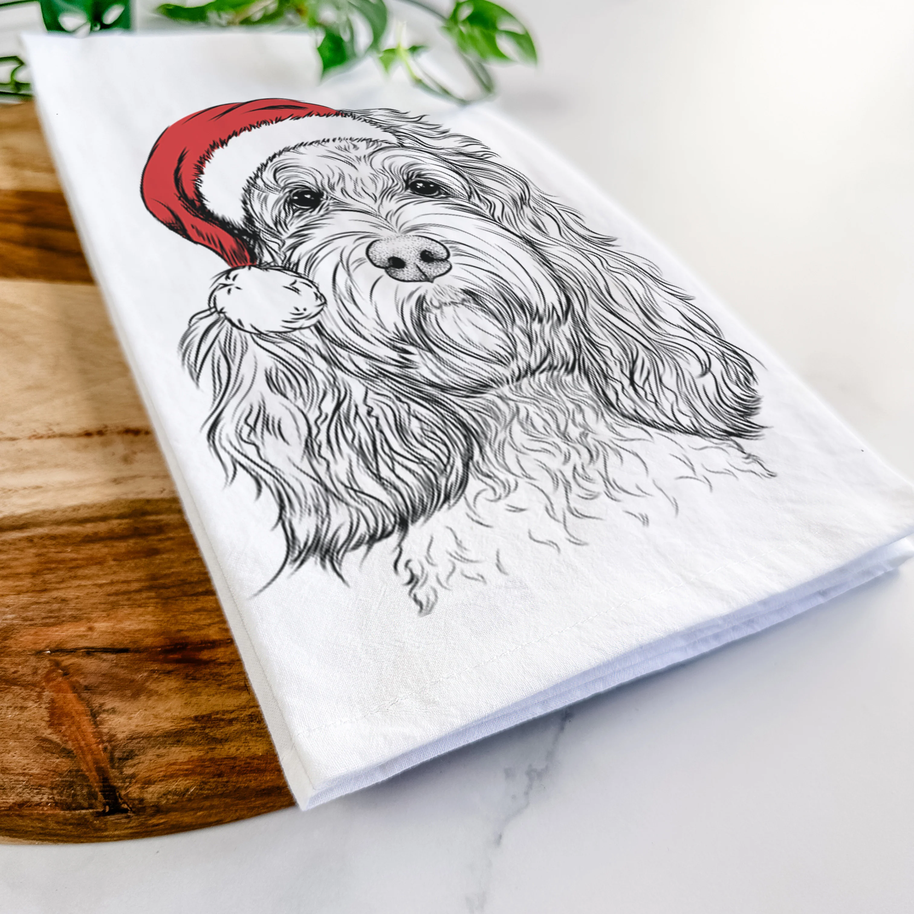 Chloe the Cockapoo Tea Towel - Image 9