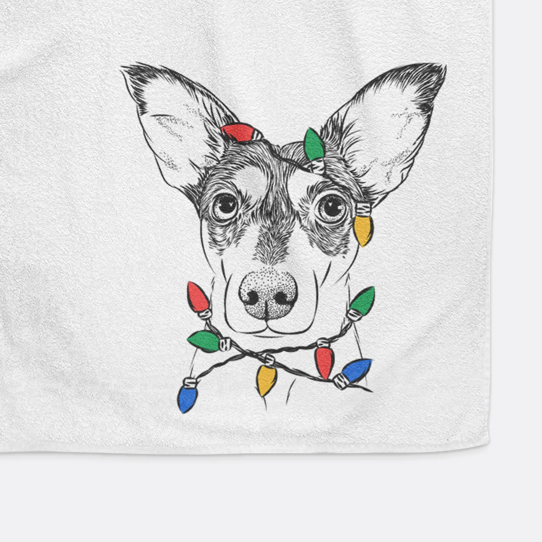 Chloe the Doxie Mix Premium Hand Towel - Image 11