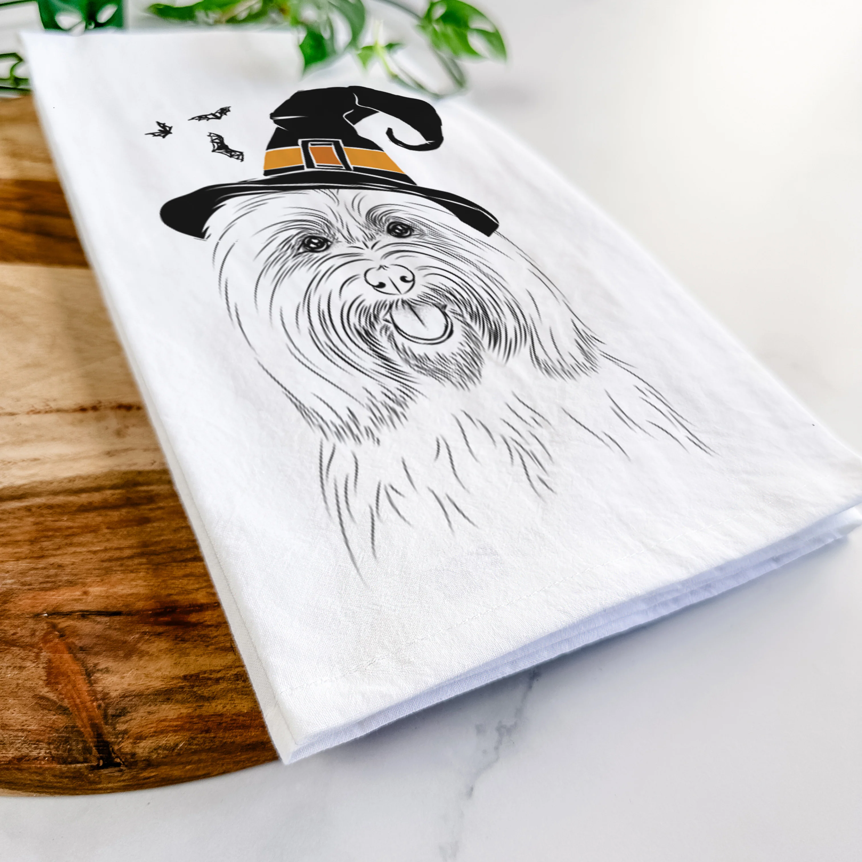 Claude the Coton de Tulear Tea Towel - Image 8