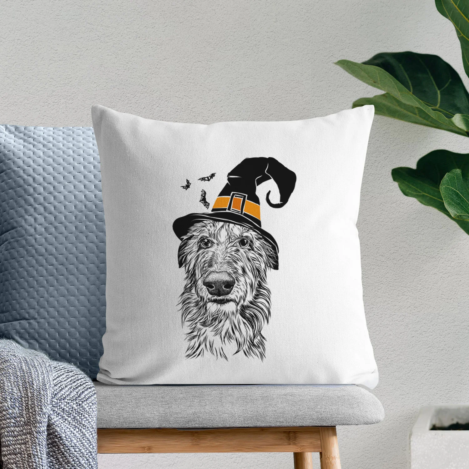 Cleod the Scottish Deerhound - Throw Pillow Cover - Image 8