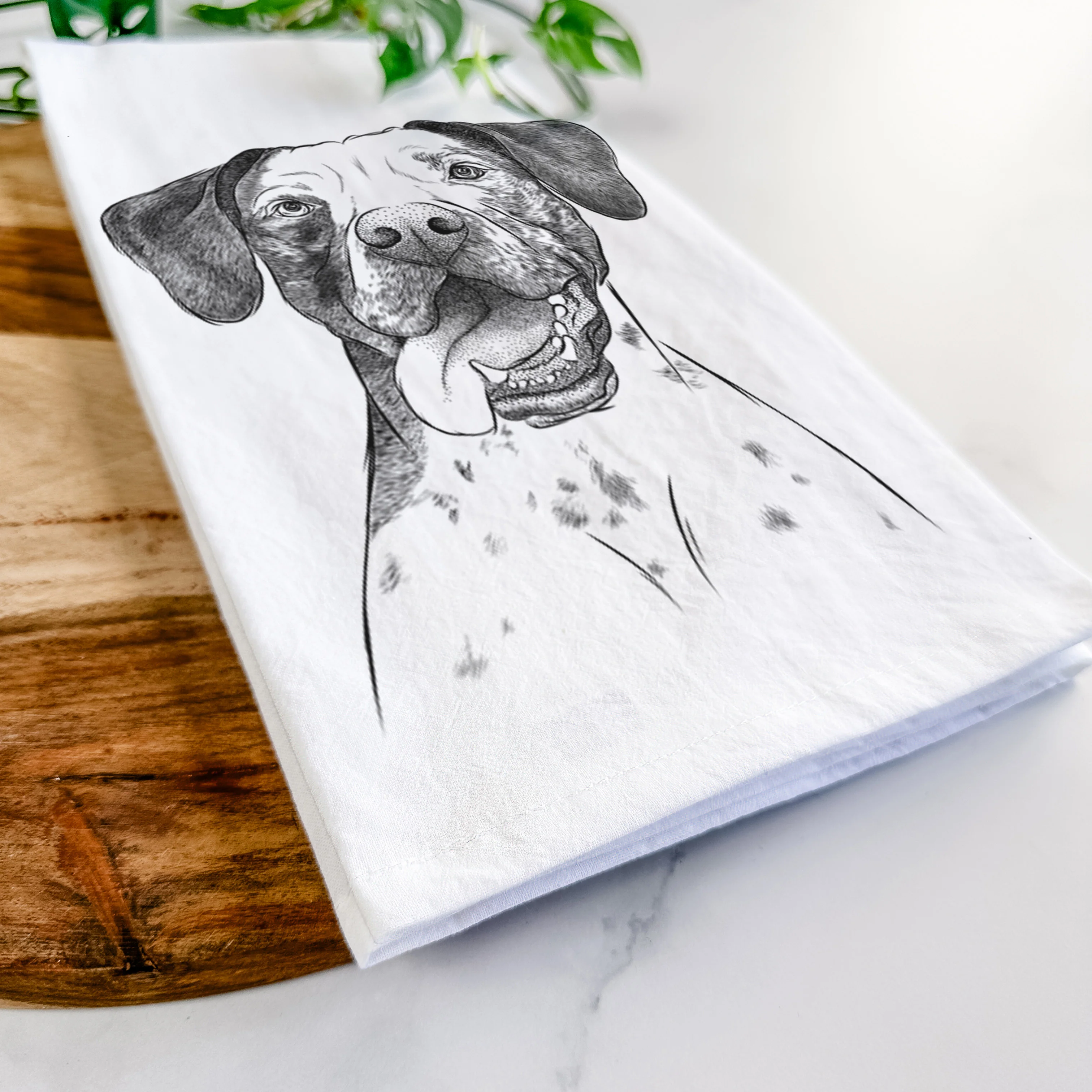 Cola the Catahoula Tea Towel - Image 5