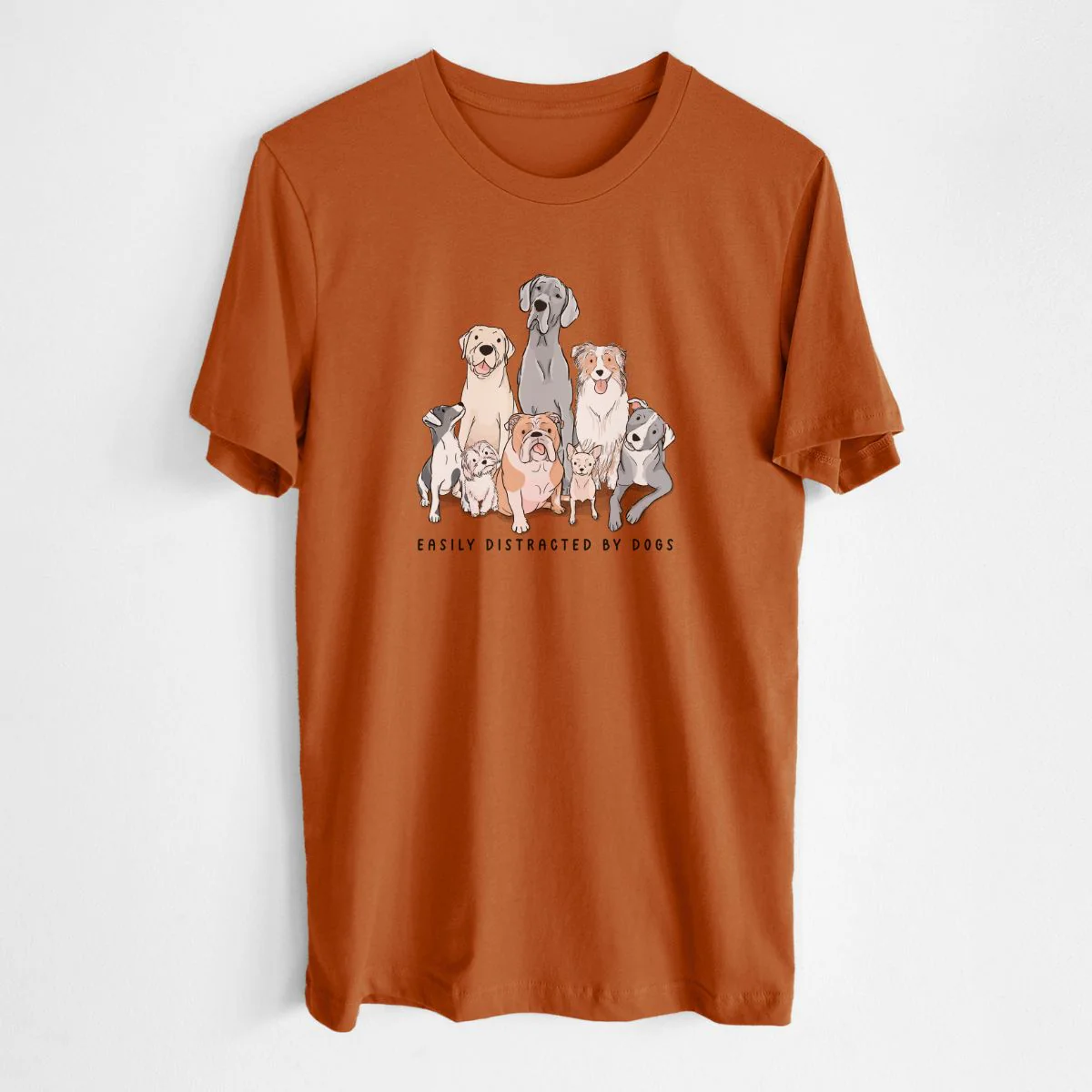 Vibrant Easily Distracted by Dogs - Unisex Crewneck - Image 10