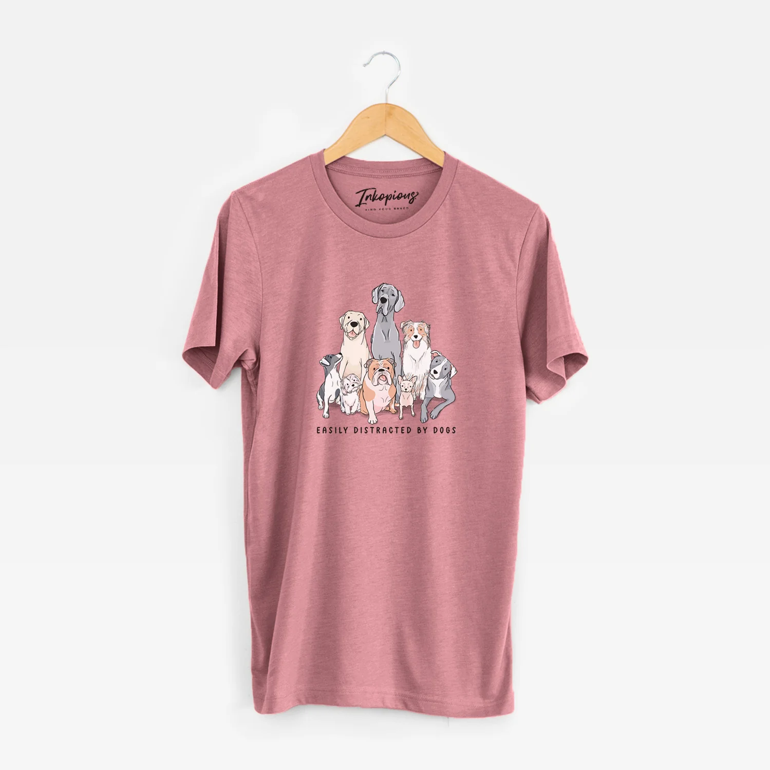 Vibrant Easily Distracted by Dogs - Unisex Crewneck - Image 9