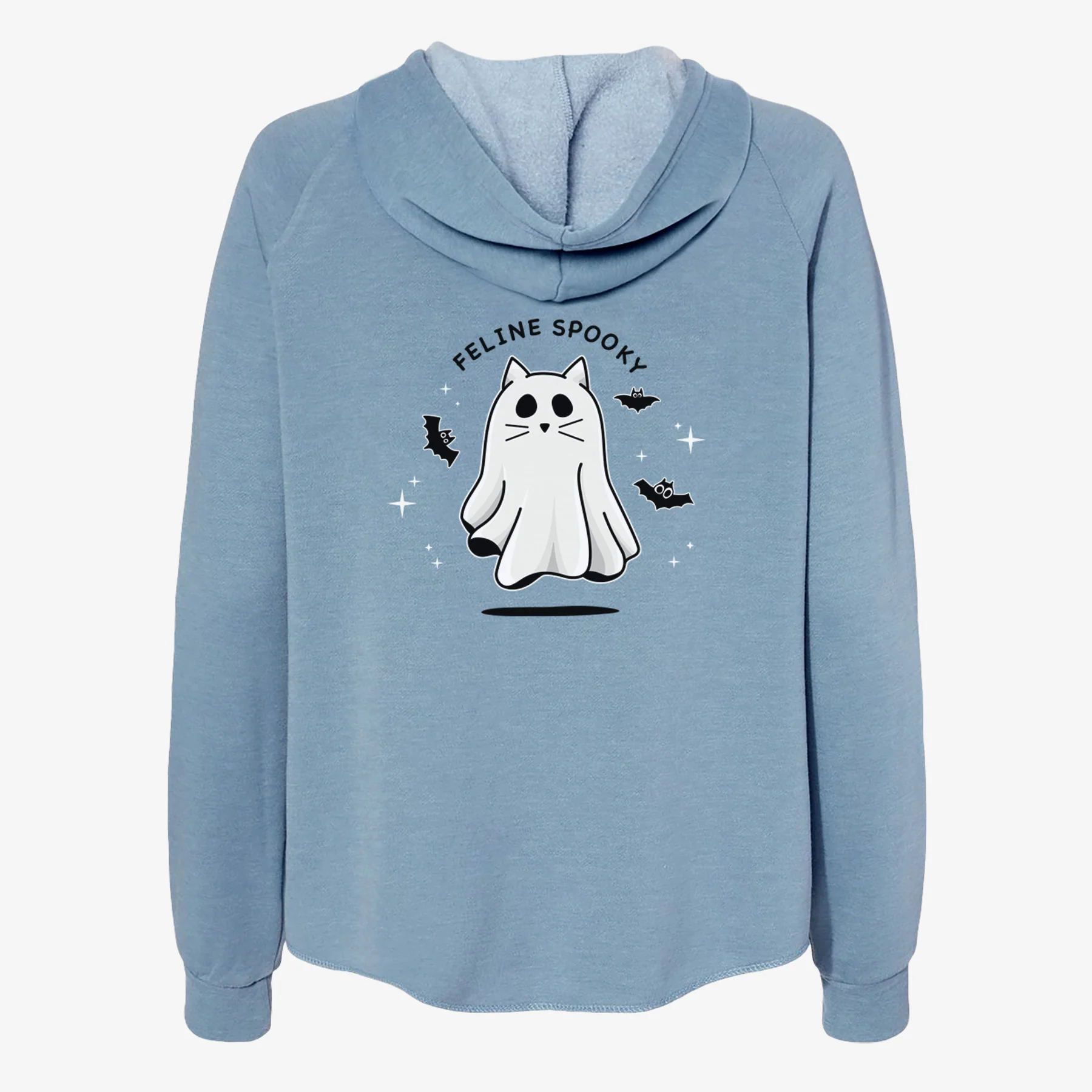 Vibrant Feline Spooky - Women's Cali Wave Zip-Up Sweatshirt - Image 9