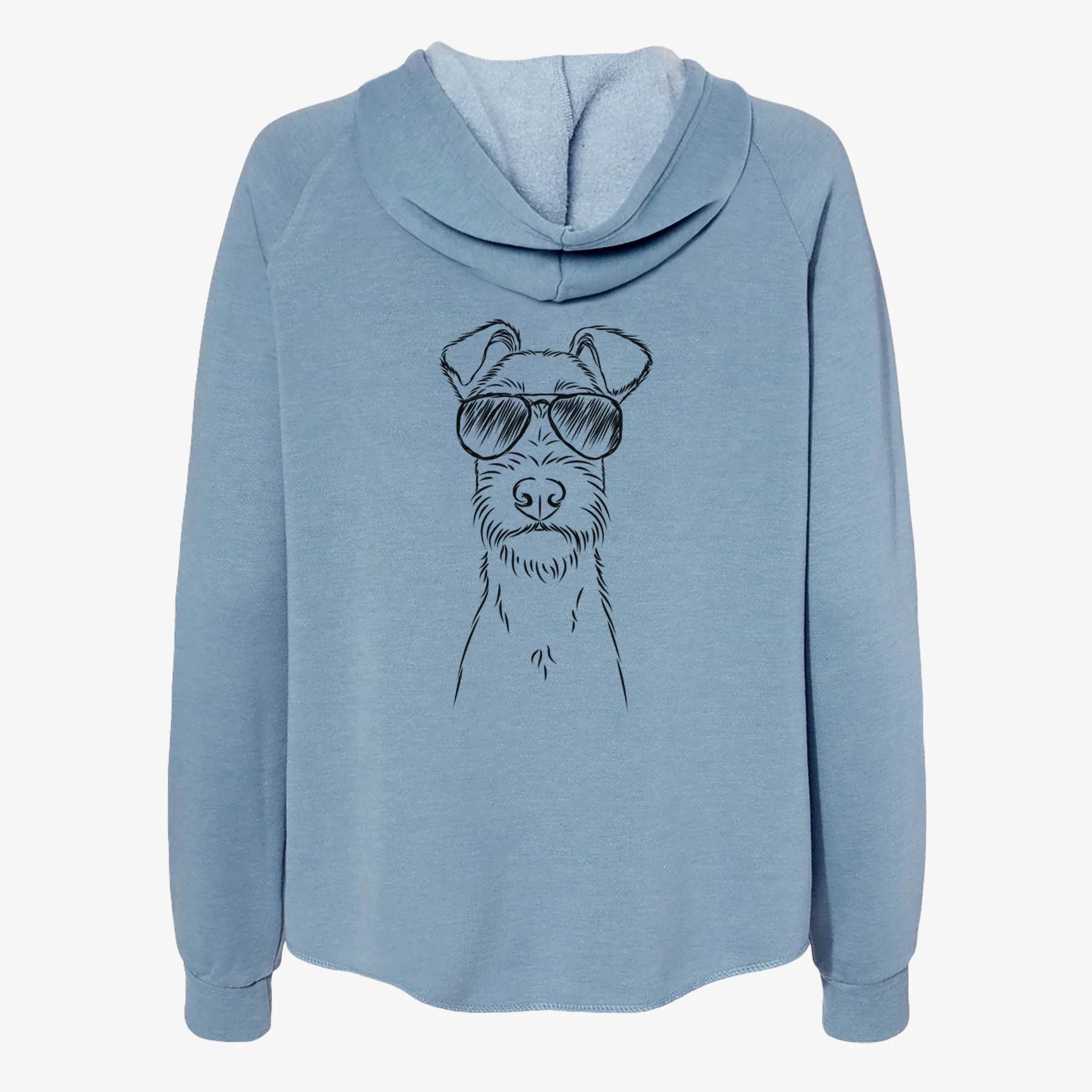 Connor the Irish Terrier - Women's Cali Wave Zip-Up Sweatshirt - Image 9