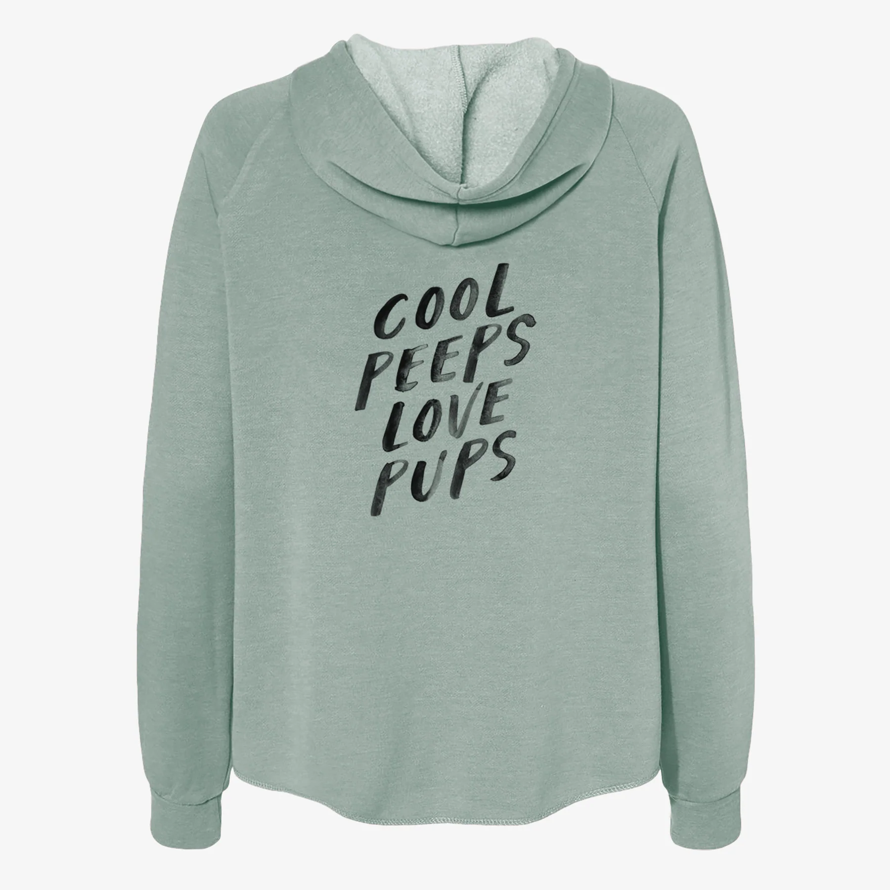 Cool Peeps Love Pups - Women's Cali Wave Zip-Up Sweatshirt - Image 4