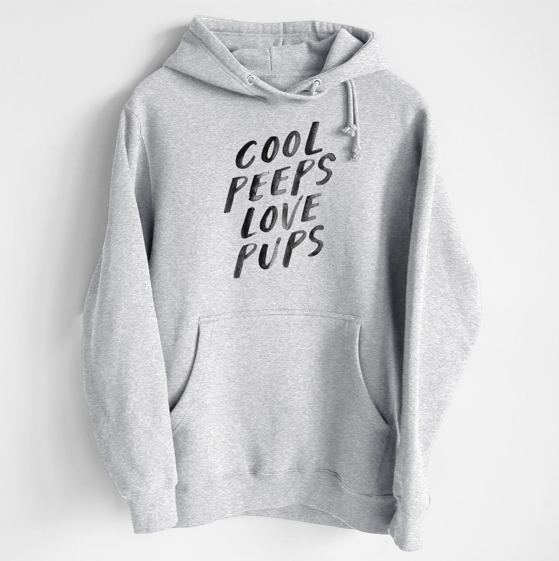 Cool Peeps Love Pups - Heavyweight Fleece Hoodie - Image 6