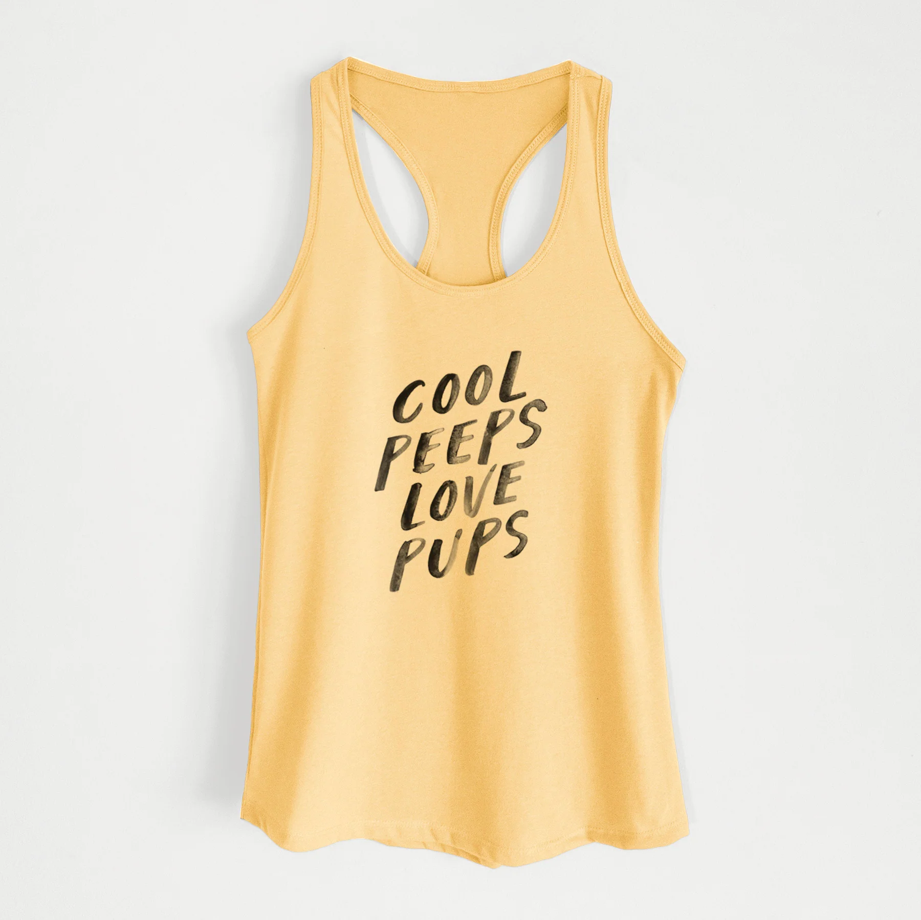 Cool Peeps Love Pups - Women's Racerback Tanktop - Image 3