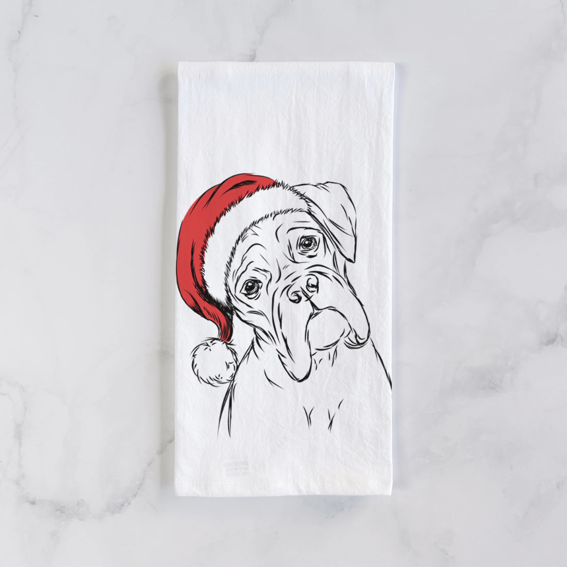 Cooper the Boxer Tea Towel - Image 2