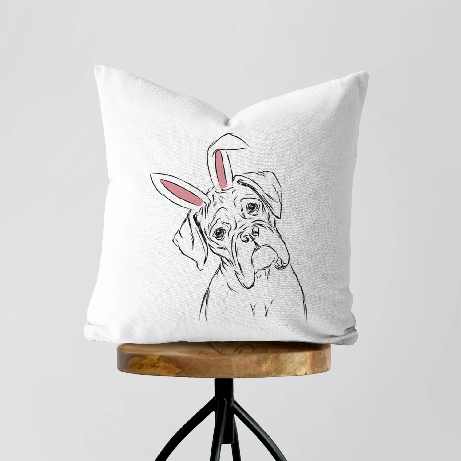 Cooper the Boxer - Throw Pillow Cover - Image 5