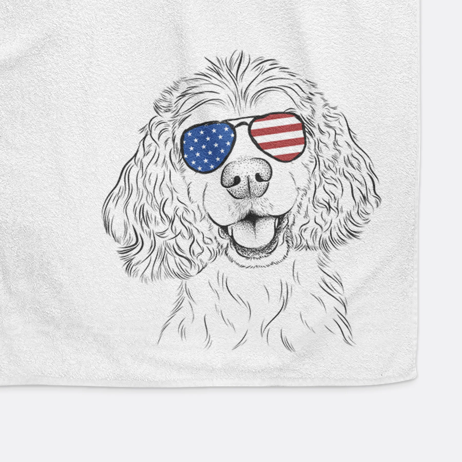 Cricket the American Cocker Spaniel Premium Hand Towel - Image 12