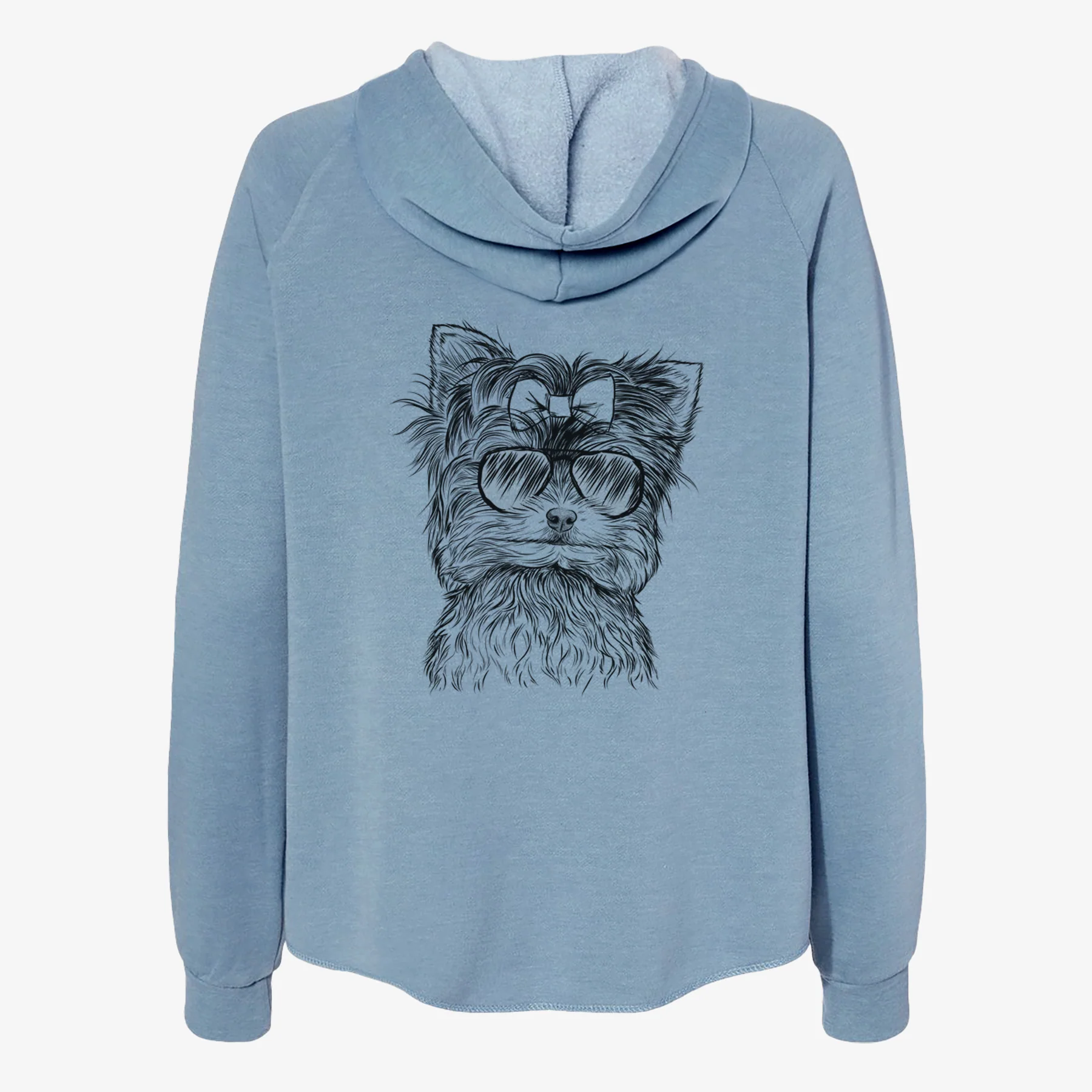 Cricket the Biewer Terrier - Women's Cali Wave Zip-Up Sweatshirt - Image 9