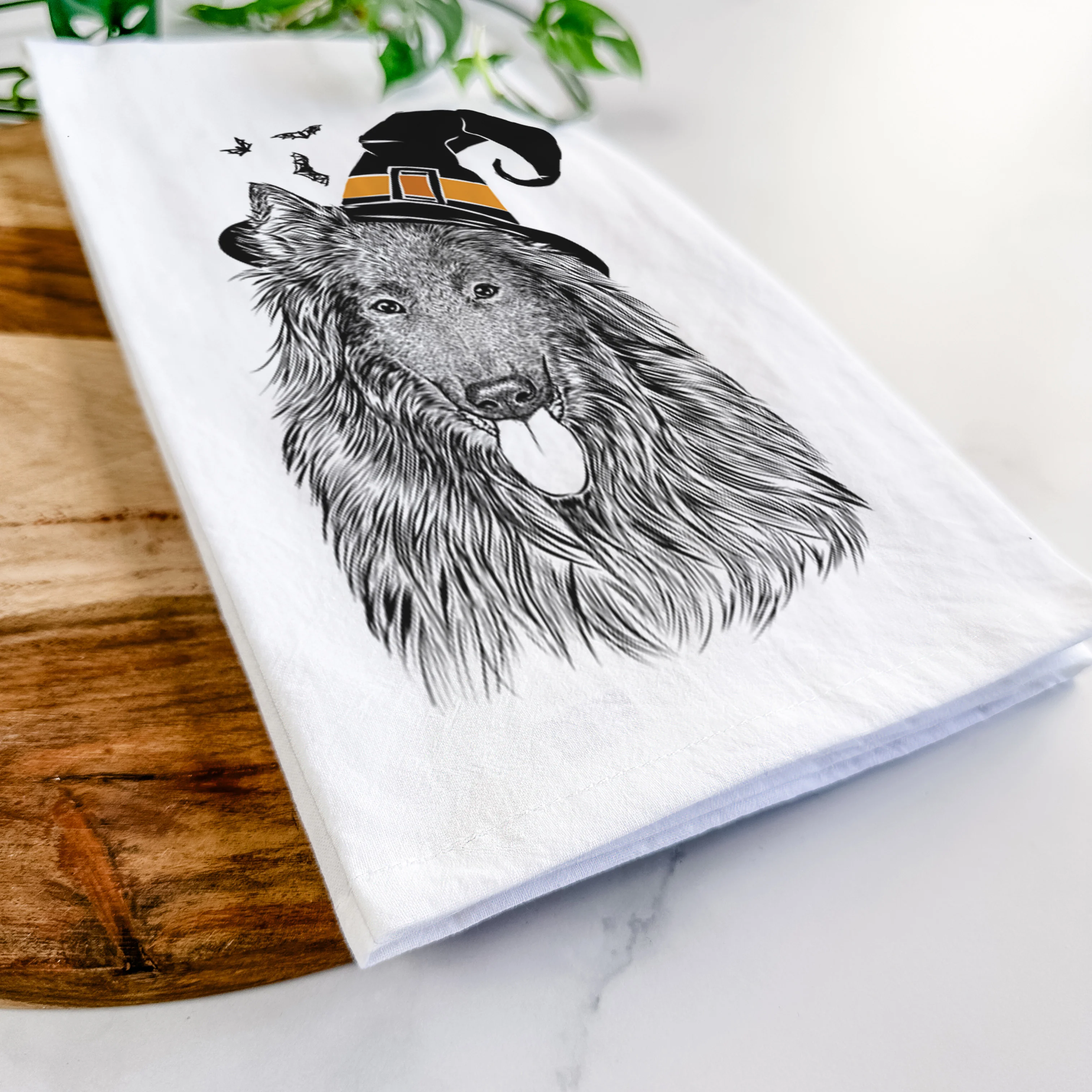 Daan the Belgian Shepherd Tea Towel - Image 8