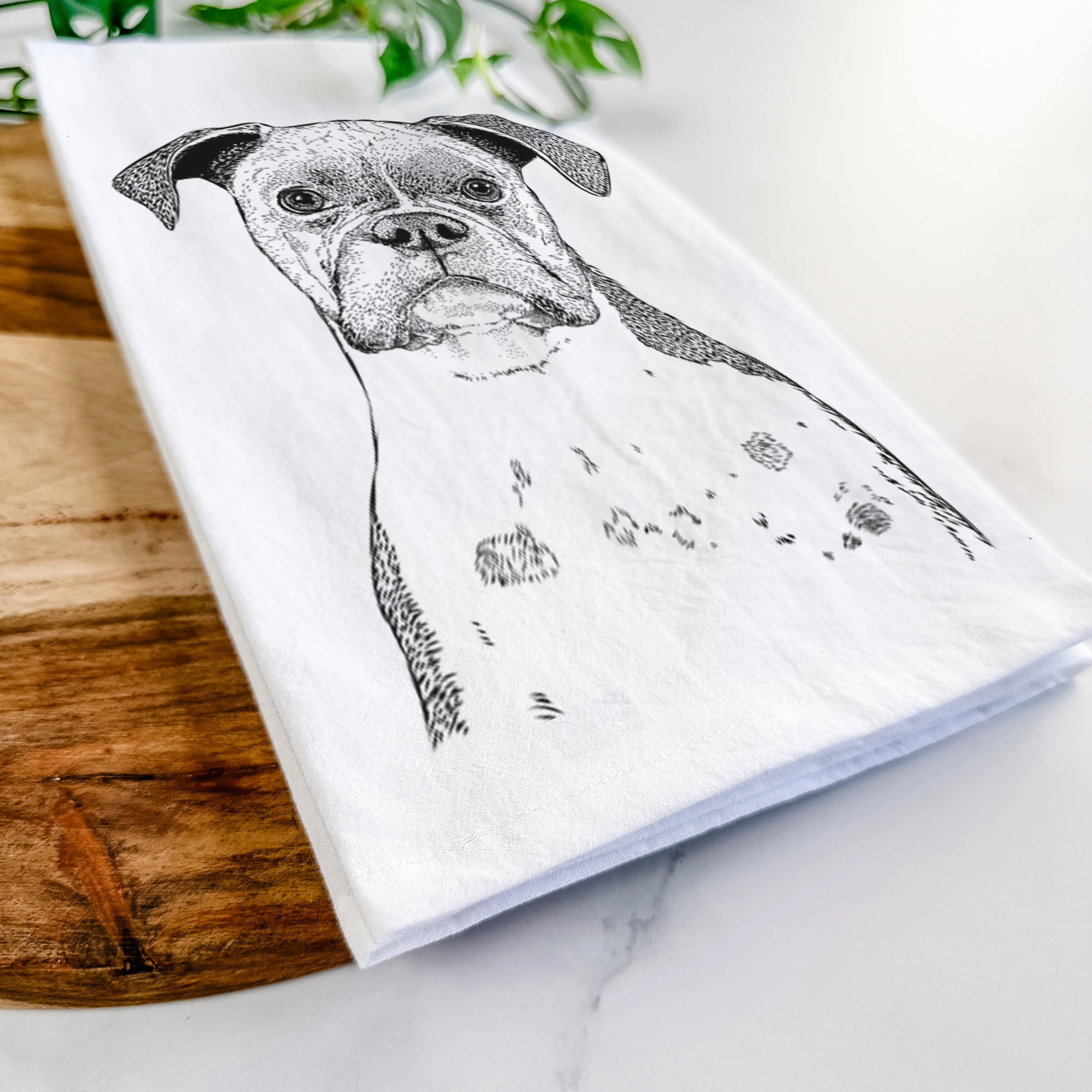 Daisy the Boxer Tea Towel - Image 5