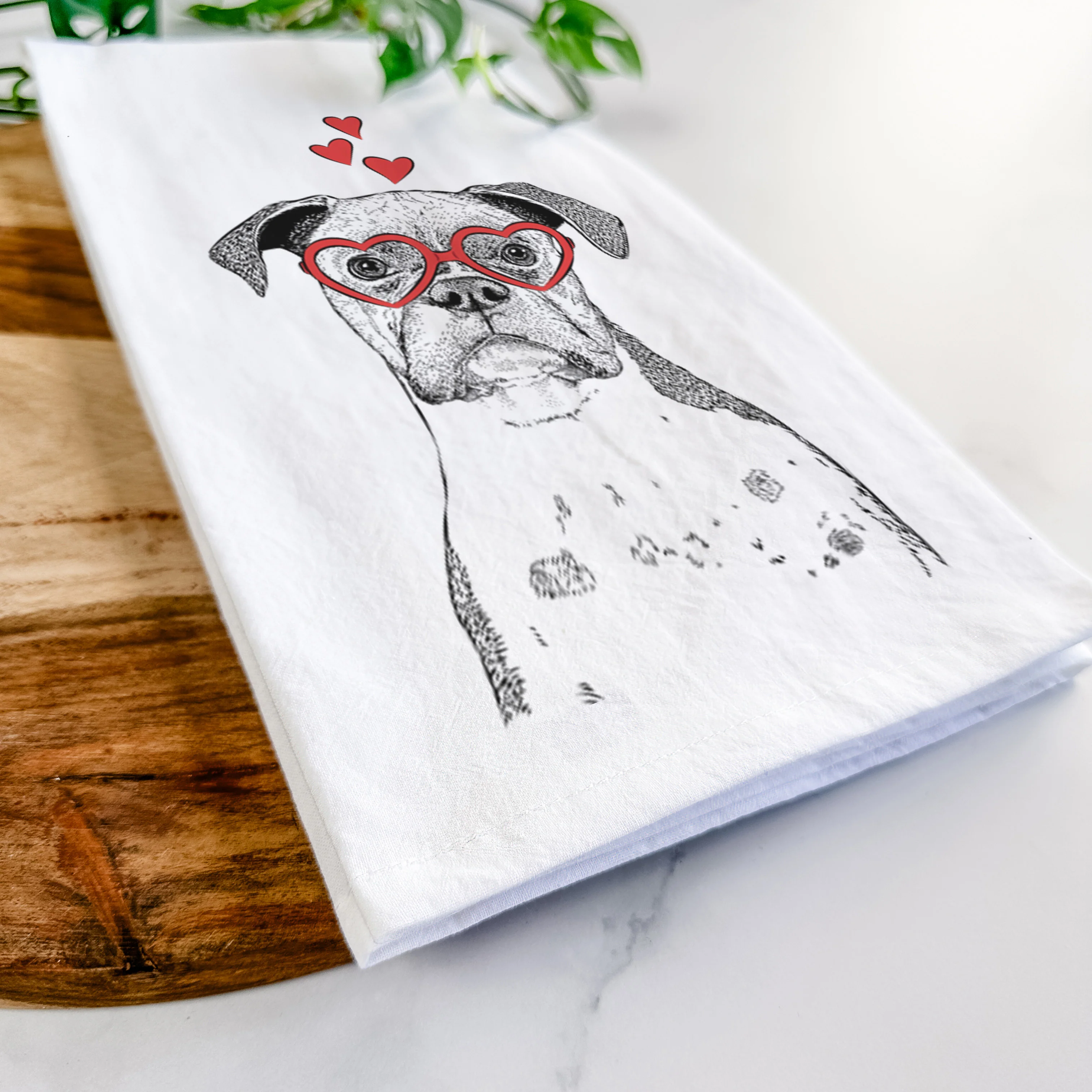 Daisy the Boxer Tea Towel - Image 7