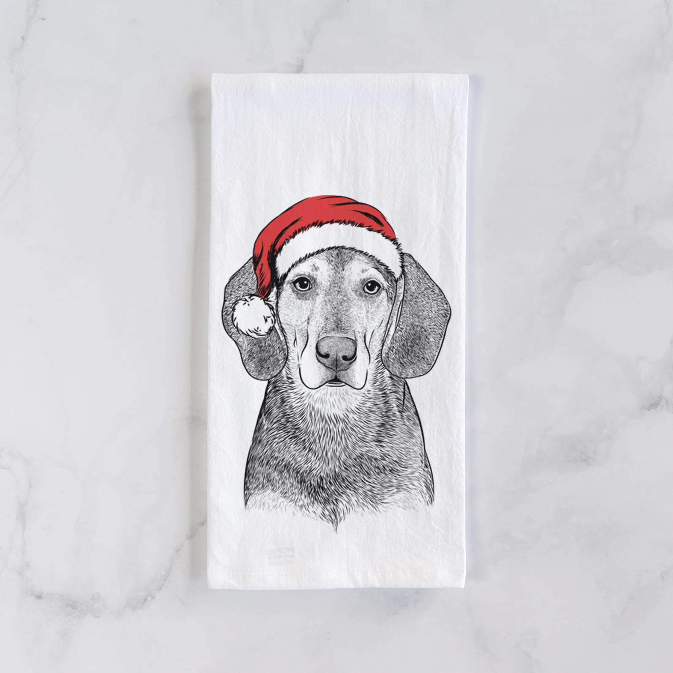 Daisy the Hound Mix Tea Towel - Image 2