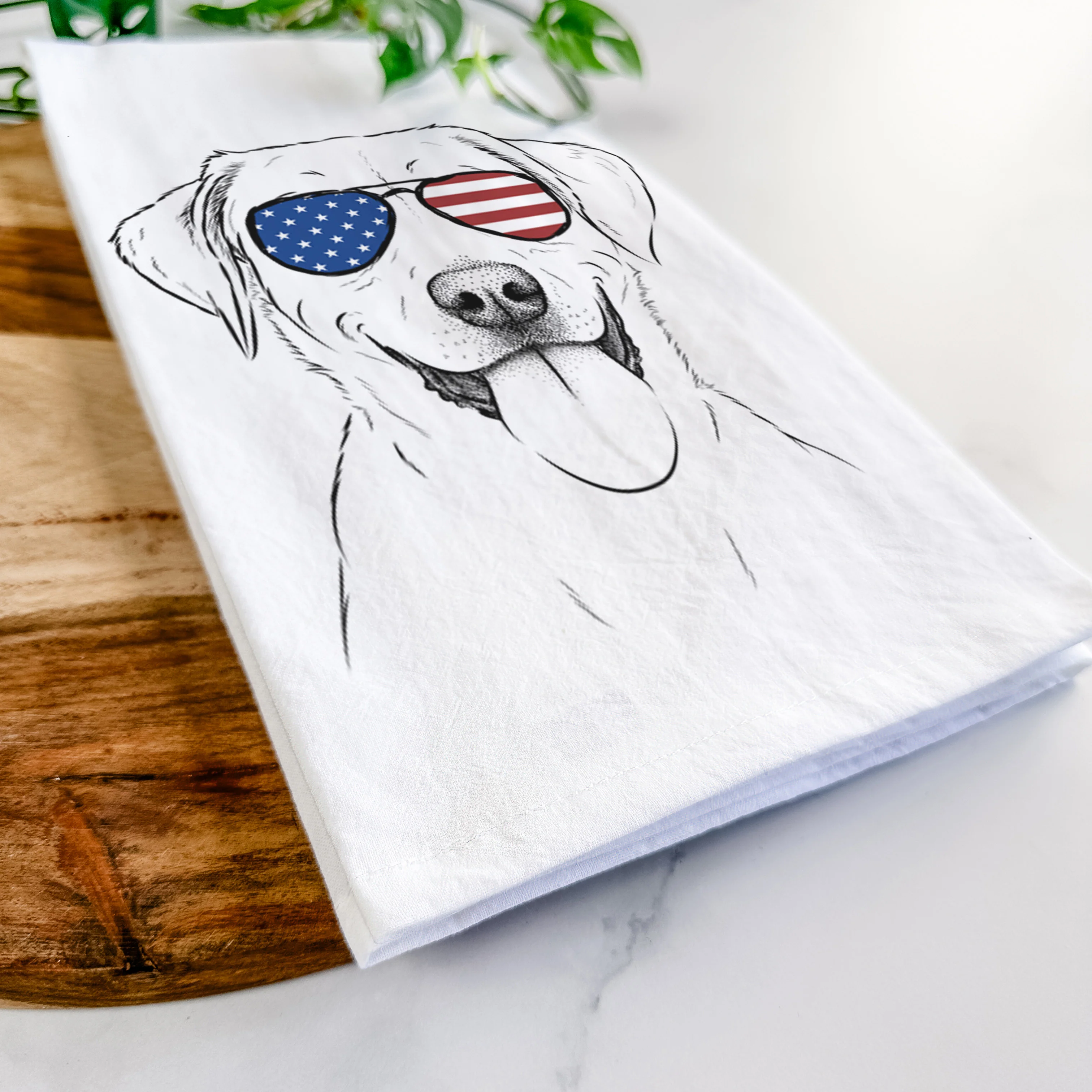 Daisy the Labrador Retriever Tea Towel - Image 12