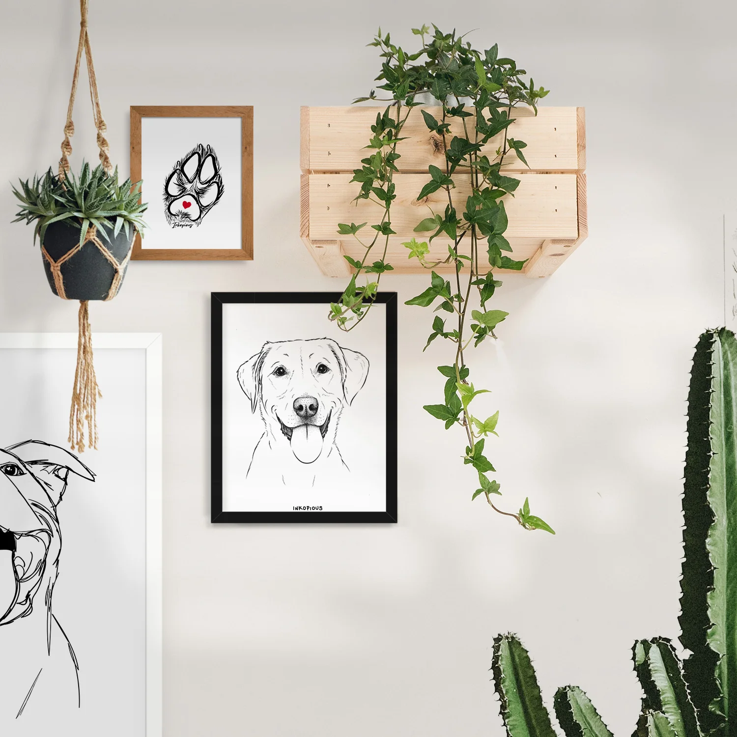 Daisy the Labrador Retriever Art Print - Image 6