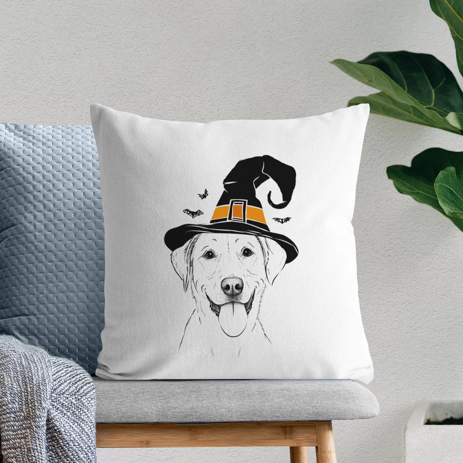 Daisy the Labrador Retriever - Throw Pillow Cover - Image 8