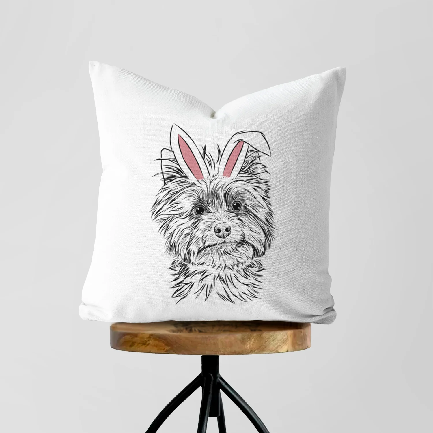 Dakota the Yorkshire Terrier - Throw Pillow Cover - Image 5