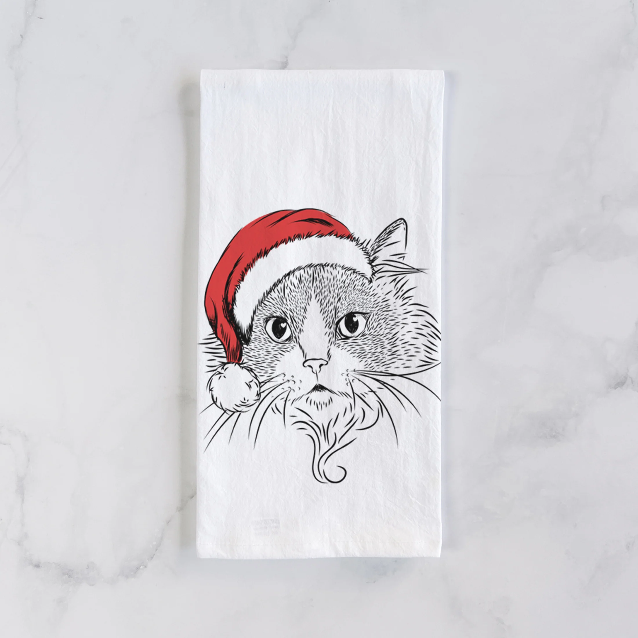 Daniel the Ragdoll Cat Tea Towel - Image 2