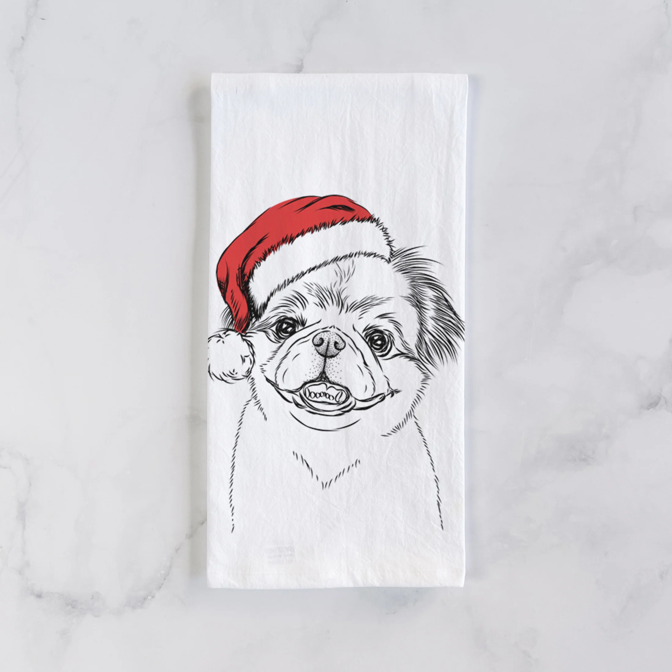 Danny the Pekingese Tea Towel - Image 2
