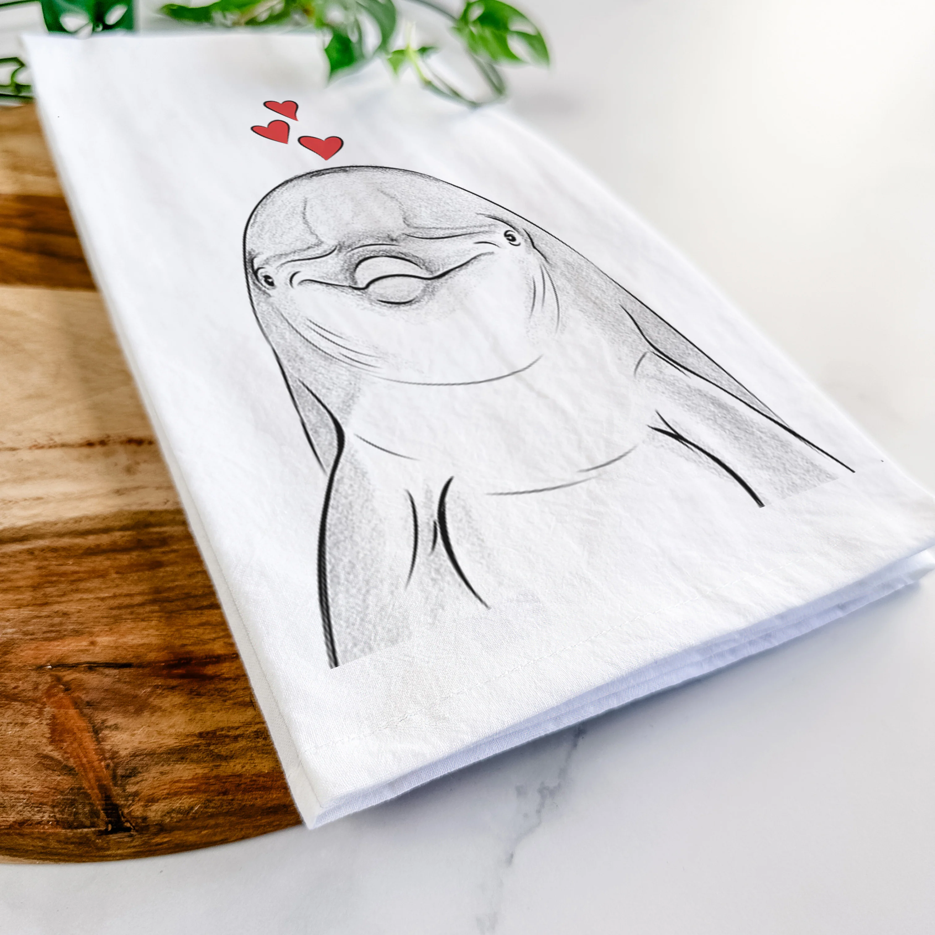 Dave the Dolphin Tea Towel - Image 7