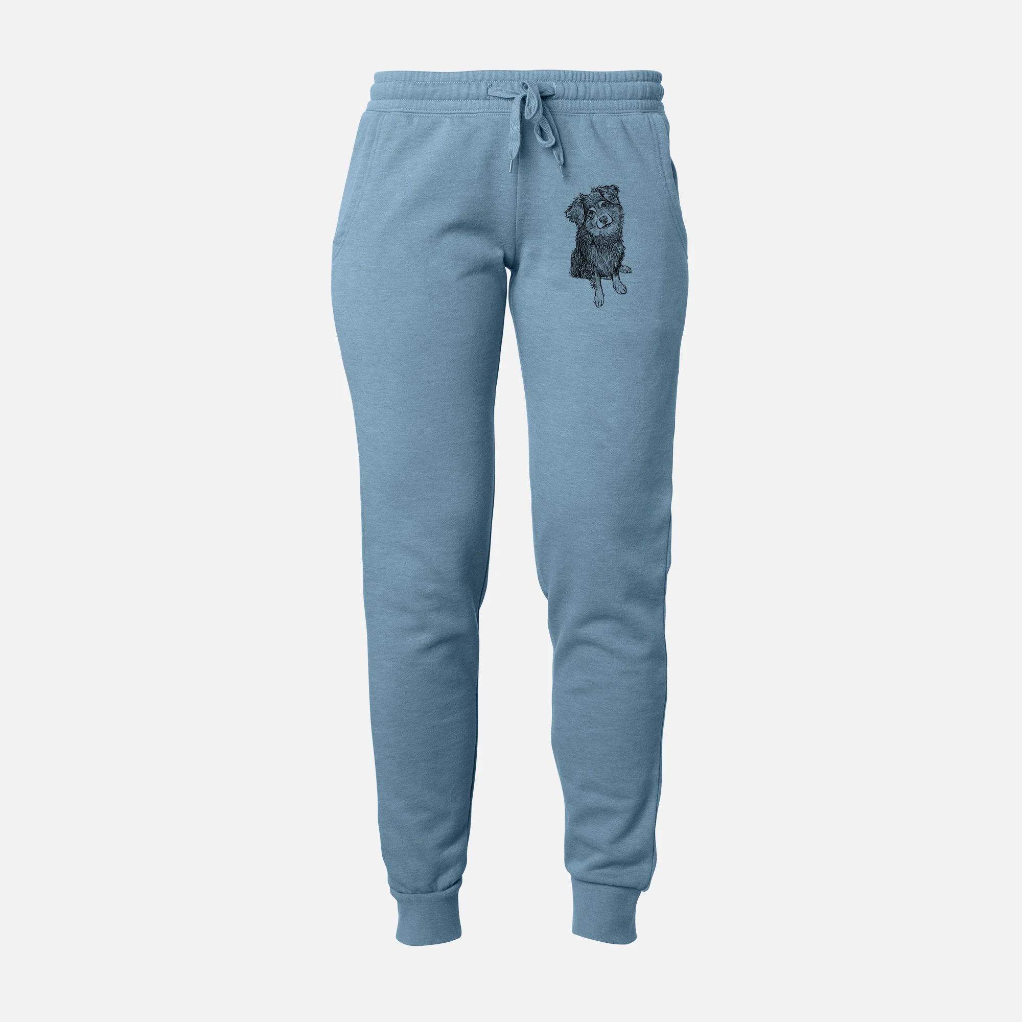 Doodled Belle the Mixed Breed - Women's Cali Wave Joggers - Image 8