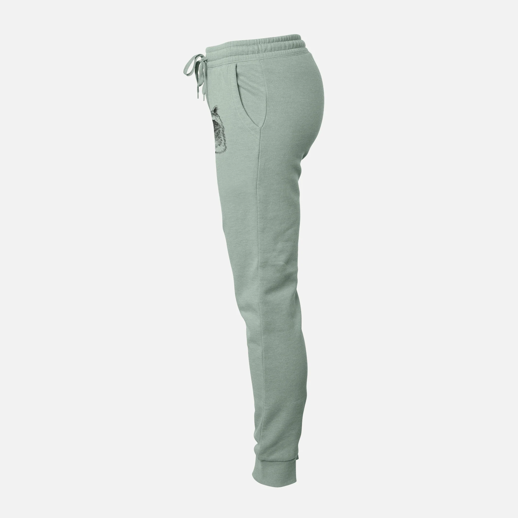 Doodled Harley Quinn the American Staffordshire Terrier - Women's Cali Wave Joggers - Image 5