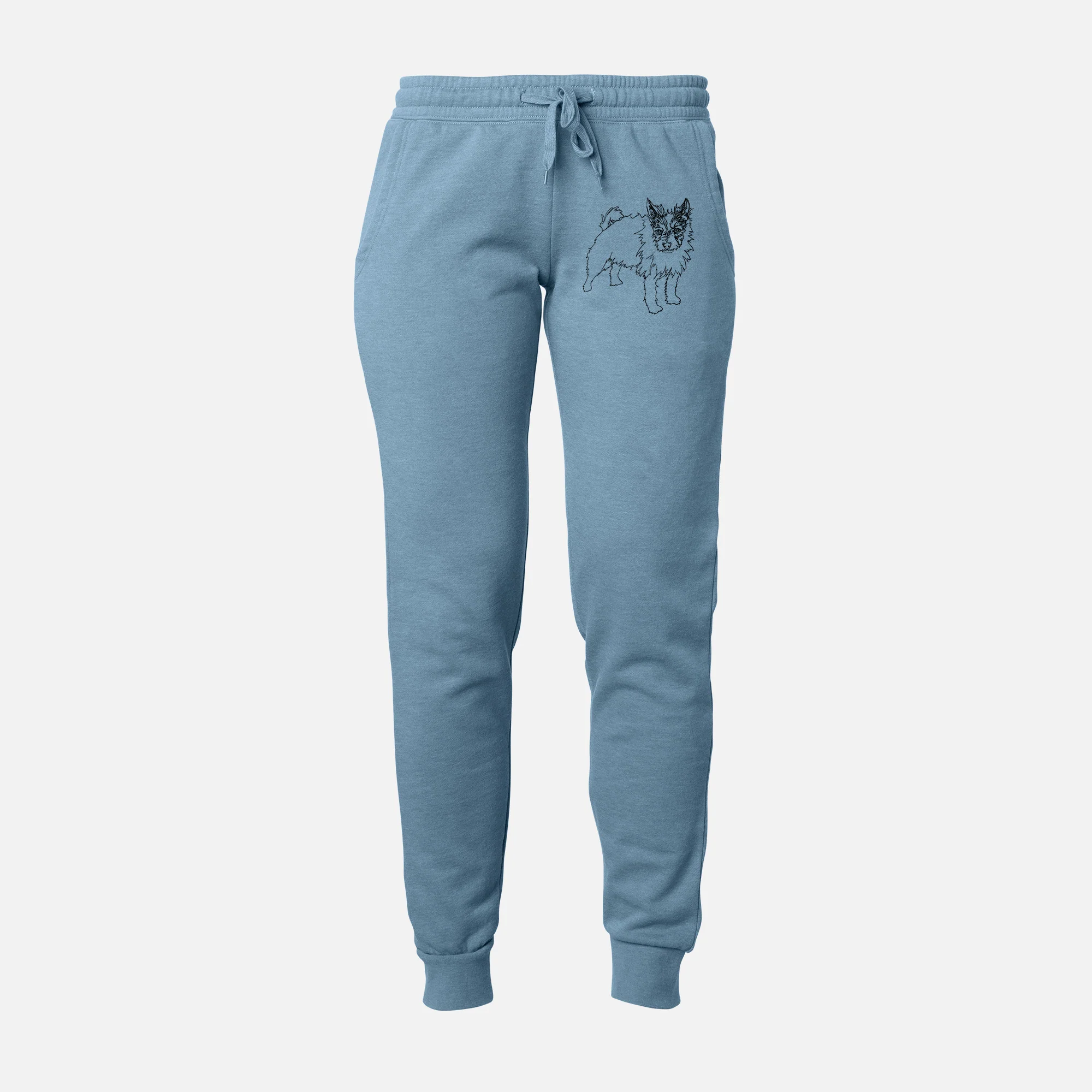 Doodled Harry the Jack Russell Terrier - Women's Cali Wave Joggers - Image 8