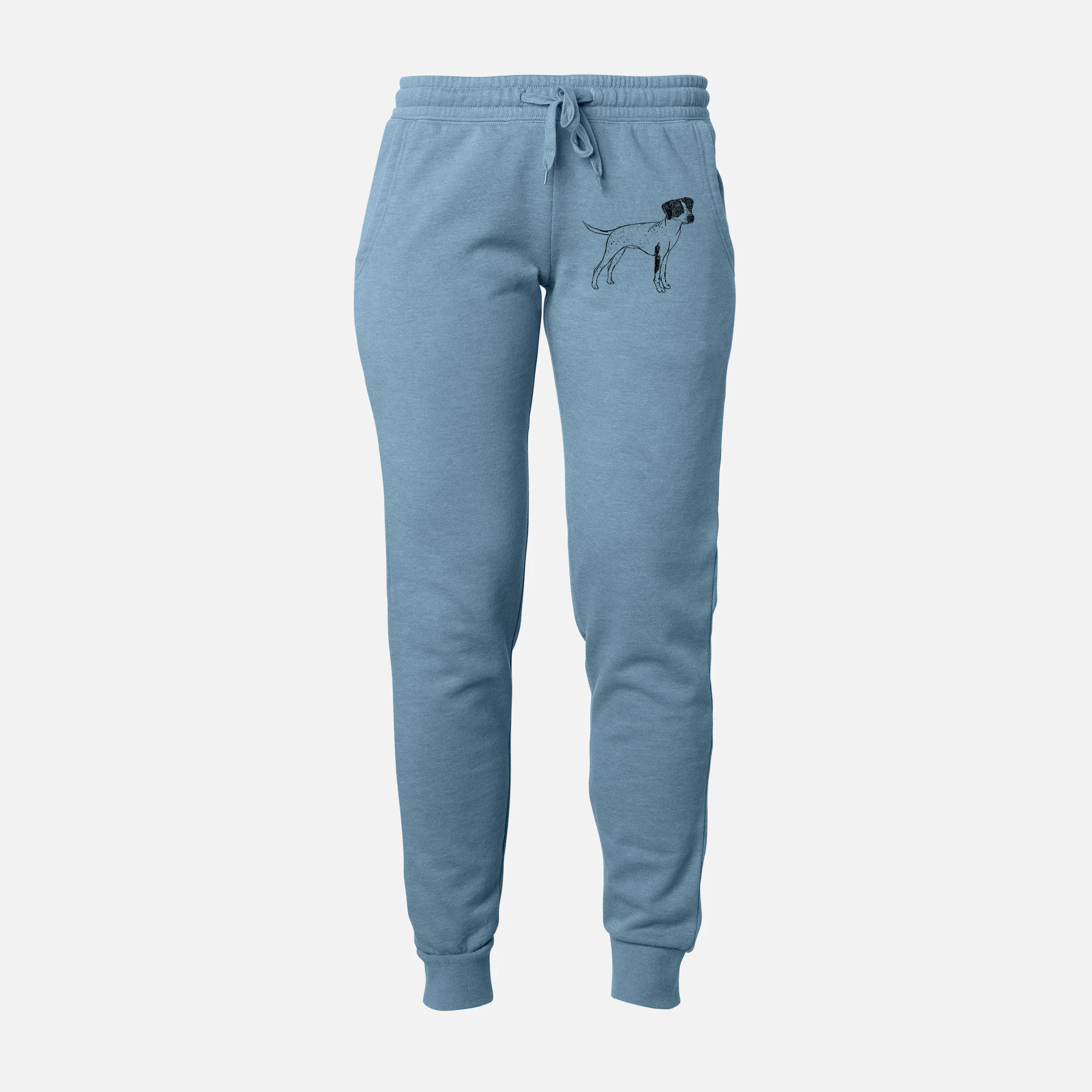 Doodled Lilly the English Pointer - Women's Cali Wave Joggers - Image 8