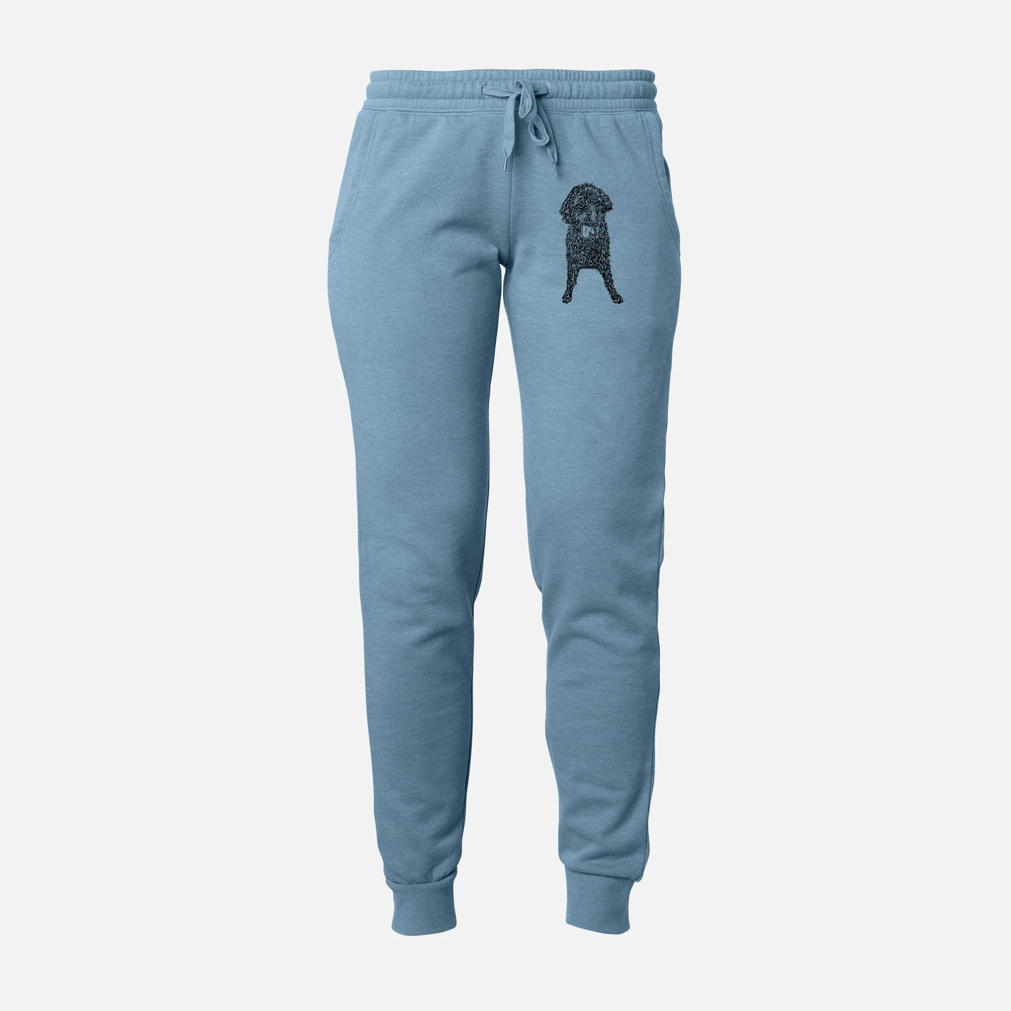 Doodled Lucy Fluff the Mixed Breed - Women's Cali Wave Joggers - Image 8