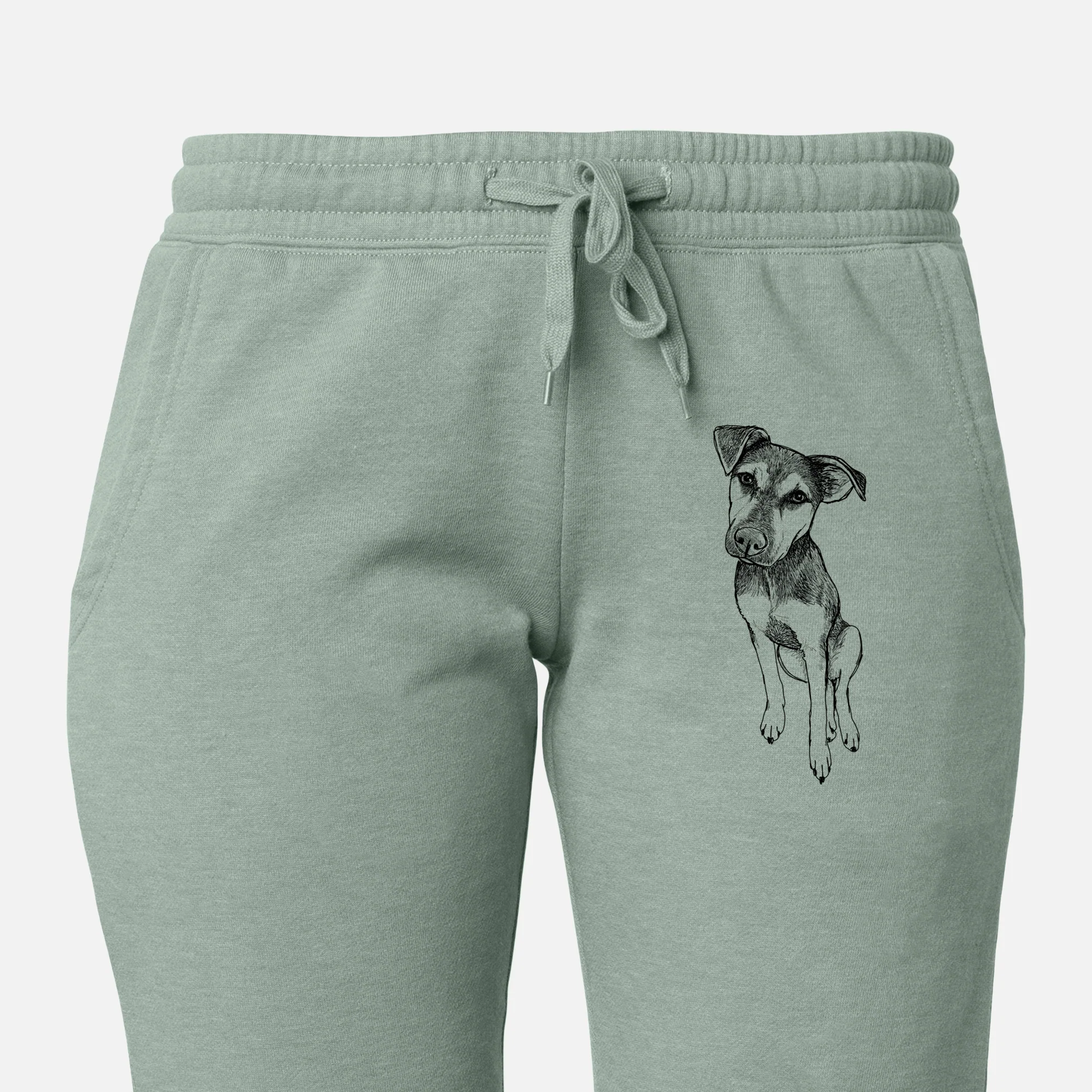 Doodled Tuesday the Mixed Breed - Women's Cali Wave Joggers