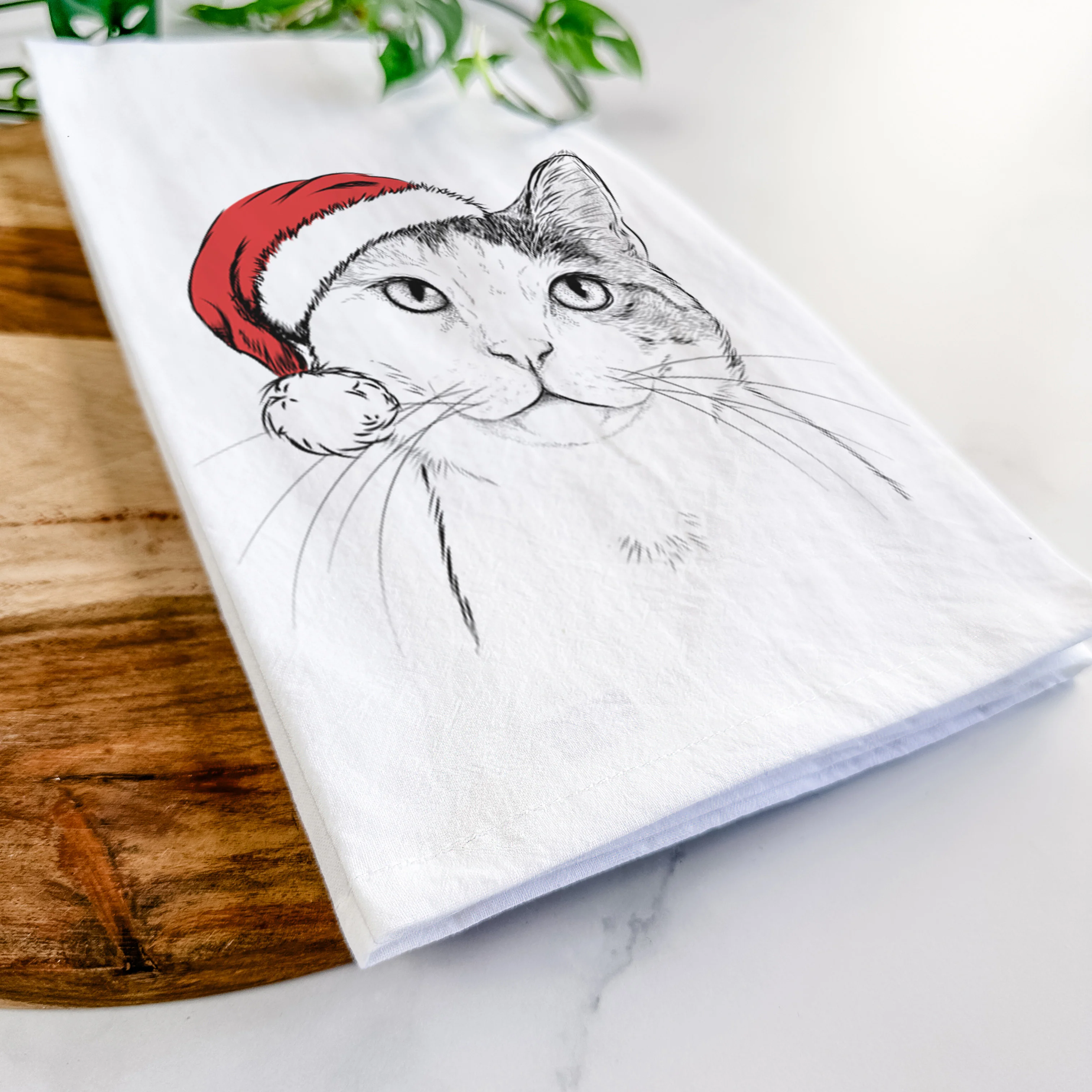 Denver the Calico Cat Tea Towel - Image 9